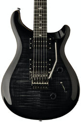 Guitarra eléctrica de doble corte Prs SE Custom 24 Floyd 2023 - Charcoal burst