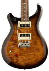 Guitarra electrica para zurdos Prs SE Custom 24 LH - Black gold burst