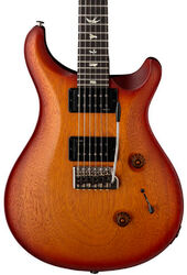 Guitarra eléctrica de doble corte Prs USA S2 Standard 24 (DMO Pickups) - Dark Cherry Sunburst Satin