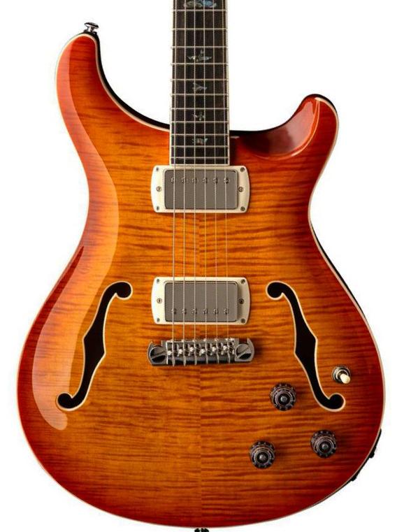 Guitarra eléctrica semi caja Prs SE Hollowbody II Piezo (Wing Tuners) - vintage sunburst