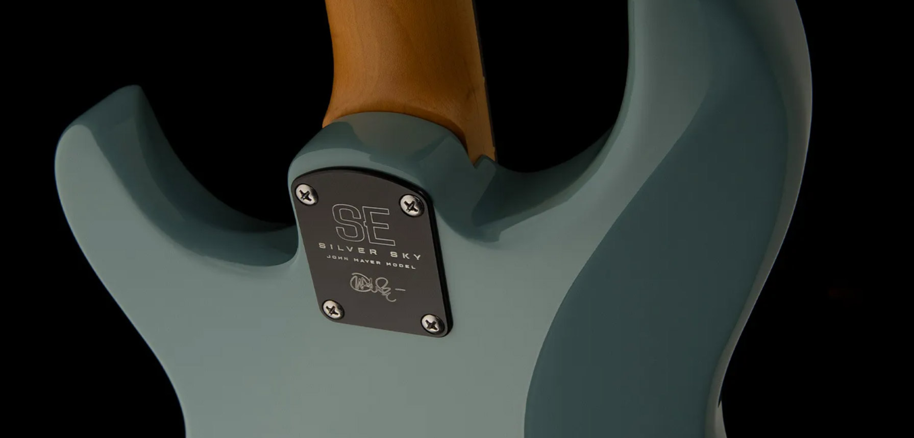 Prs John Mayer Se Silver Sky Rosewood Signature 3s Trem Rw - Storm Gray - Guitarra eléctrica con forma de str. - Variation 3