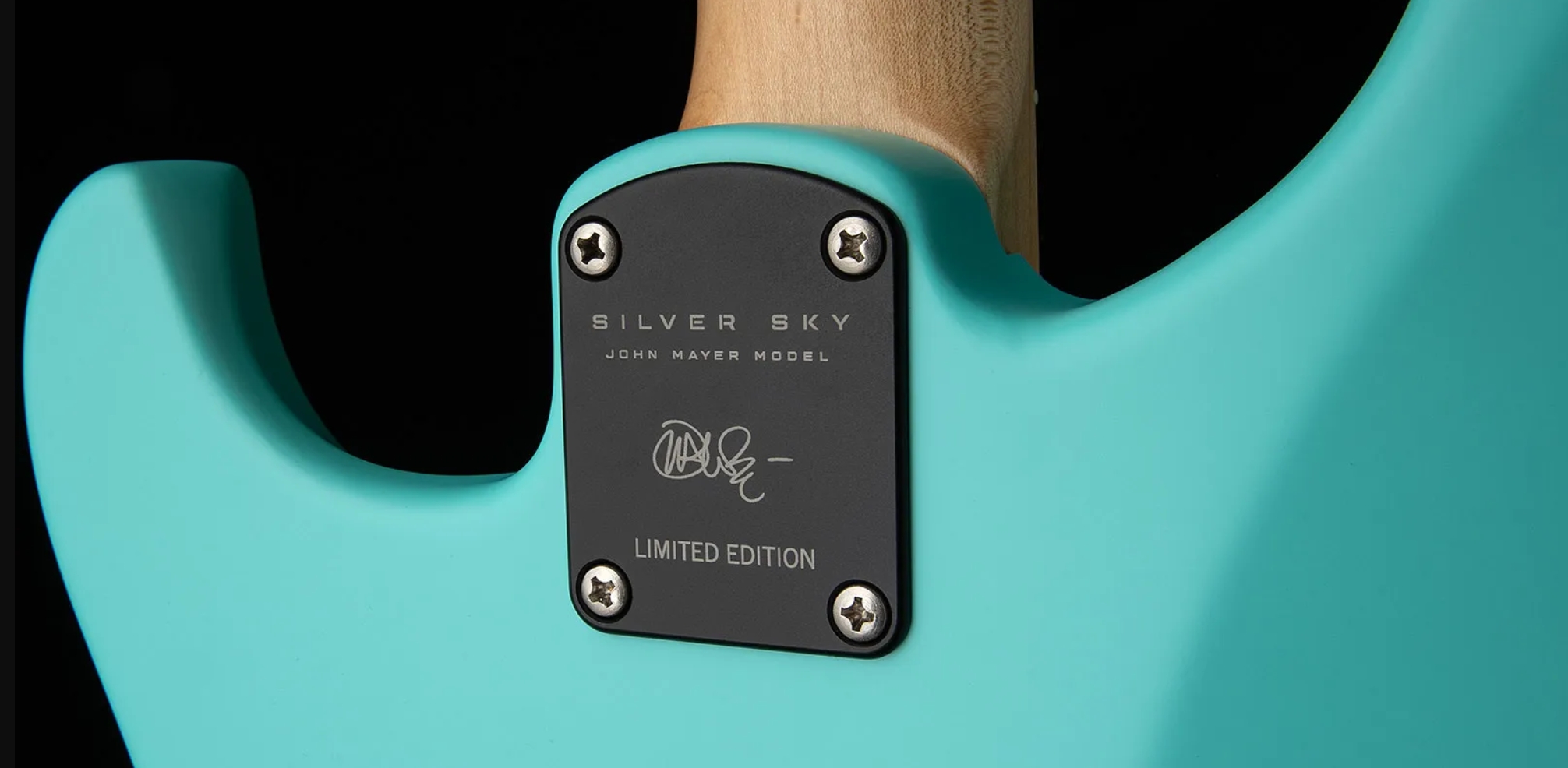 Prs John Mayer Silver Sky Bolt-on Usa Ltd Trem 3s Rw - Wild Blue Satin - Guitarra eléctrica de doble corte - Variation 4