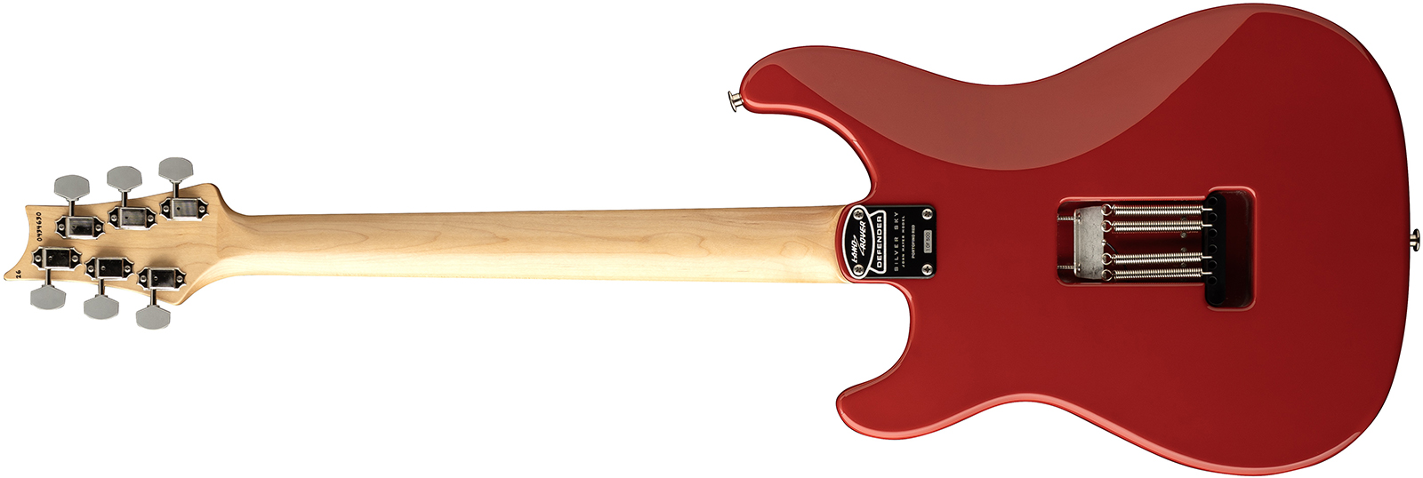 Prs John Mayer Silver Sky Defender Bolt-on Usa Ltd Trem 3s Rw - Portofino Red - Guitarra eléctrica con forma de str. - Variation 1