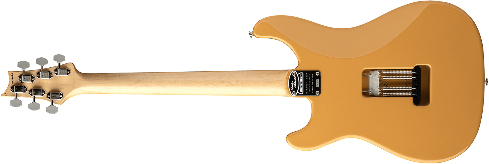 Prs John Mayer Silver Sky Defender Bolt-on Usa Ltd Trem 3s Rw - Sandglow Yellow - Guitarra eléctrica con forma de str. - Variation 1