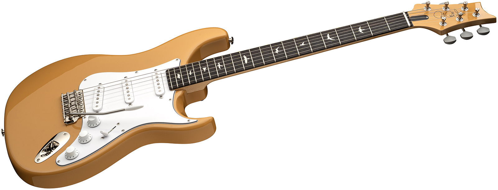 Prs John Mayer Silver Sky Defender Bolt-on Usa Ltd Trem 3s Rw - Sandglow Yellow - Guitarra eléctrica con forma de str. - Variation 2