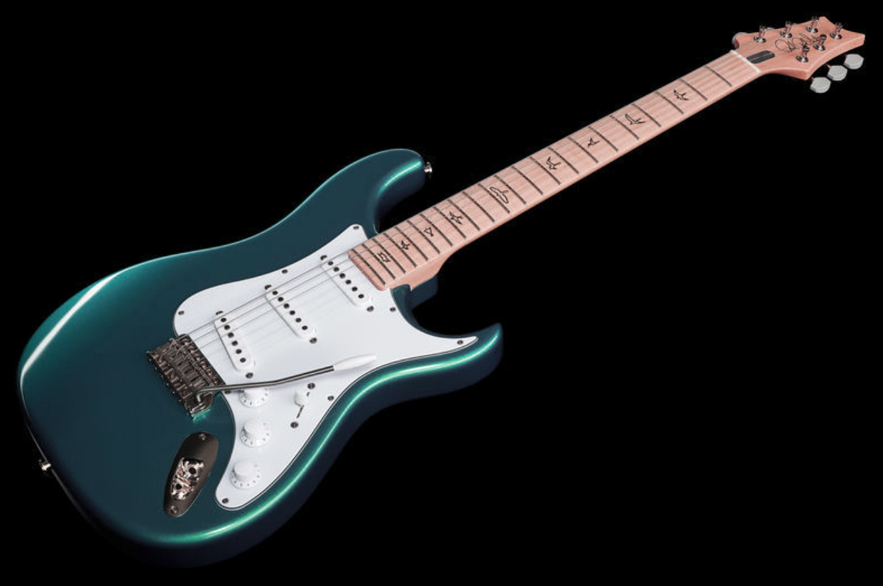 Prs John Mayer Silver Sky Ltd Usa Signature 3s Trem Mn +housse - Dodgem Blue - Guitarra eléctrica con forma de str. - Variation 2
