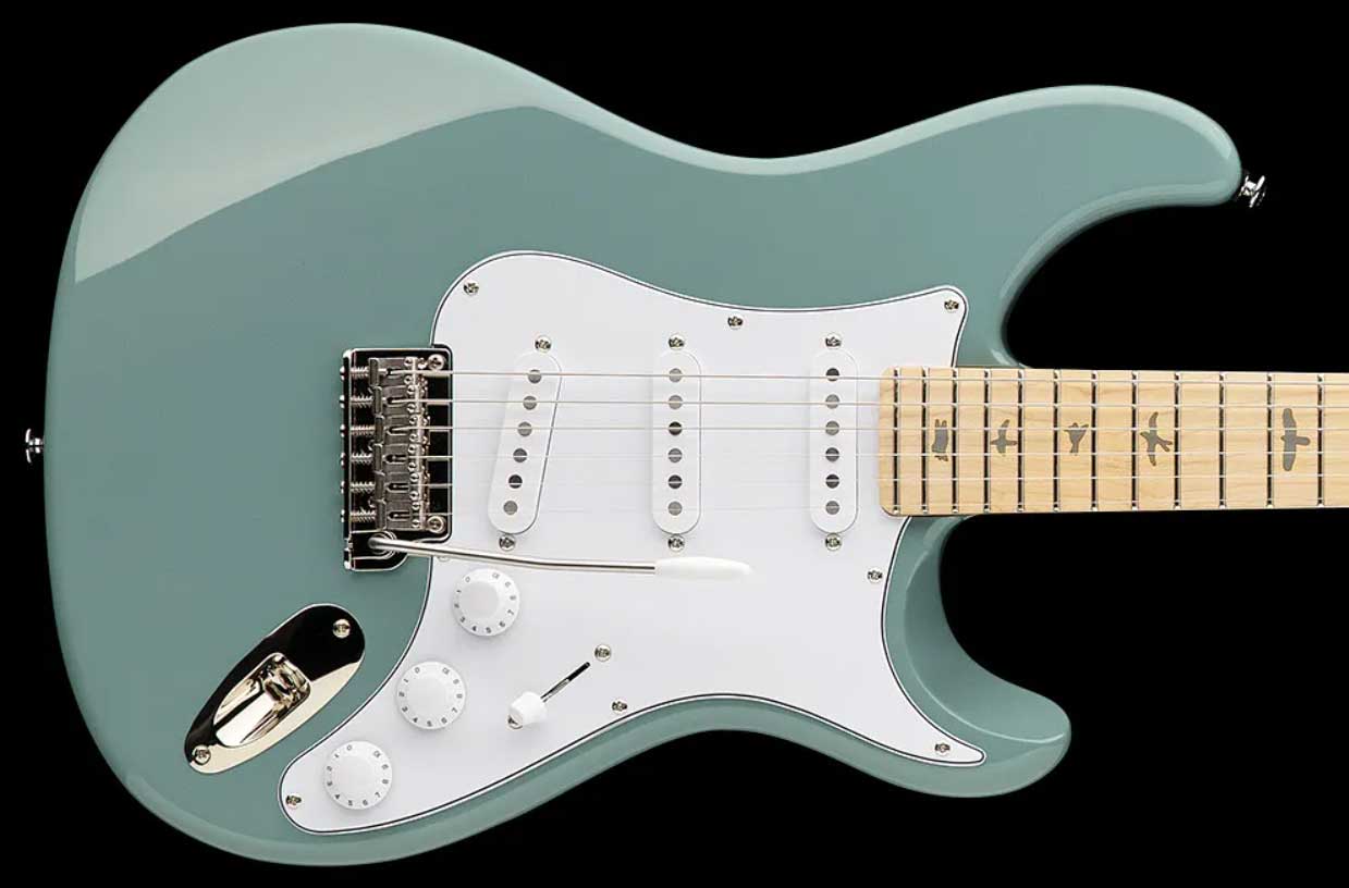 Prs John Mayer Silver Sky Maple Se Signature 3s Trem Mn - Stone Blue - Guitarra eléctrica con forma de str. - Variation 1