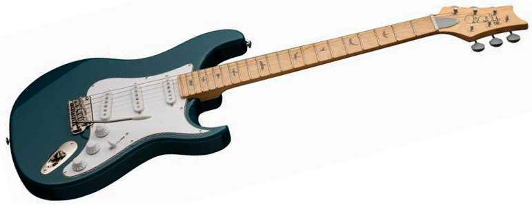 Prs John Mayer Silver Sky Maple Se Signature 3s Trem Mn - Nylon Blue - Guitarra eléctrica con forma de str. - Variation 2