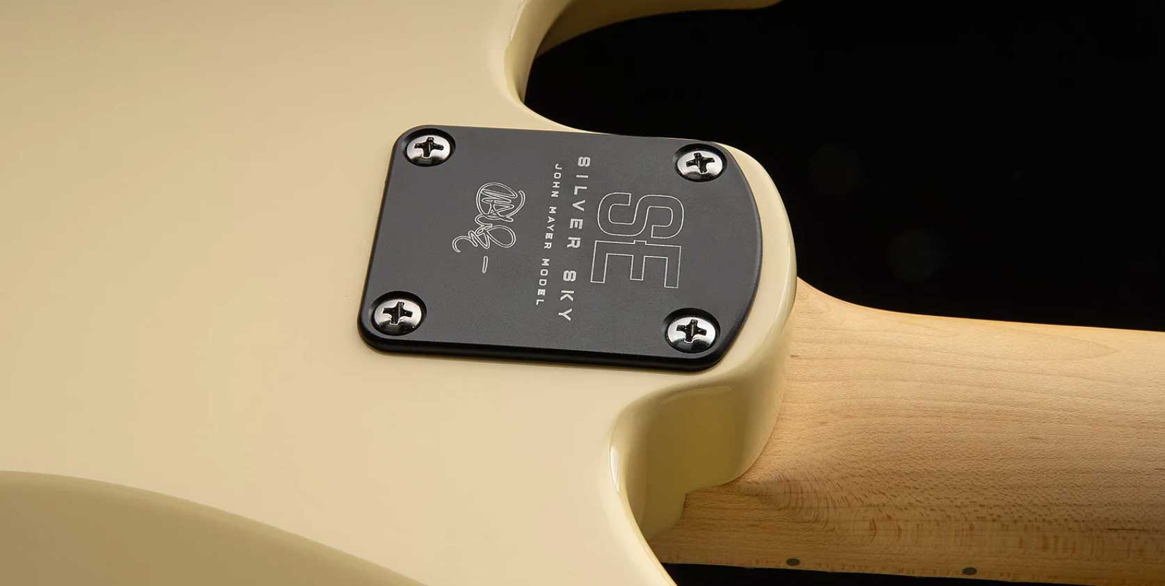Prs John Mayer Silver Sky Maple Se Signature 3s Trem Mn - Moon White - Guitarra eléctrica con forma de str. - Variation 3