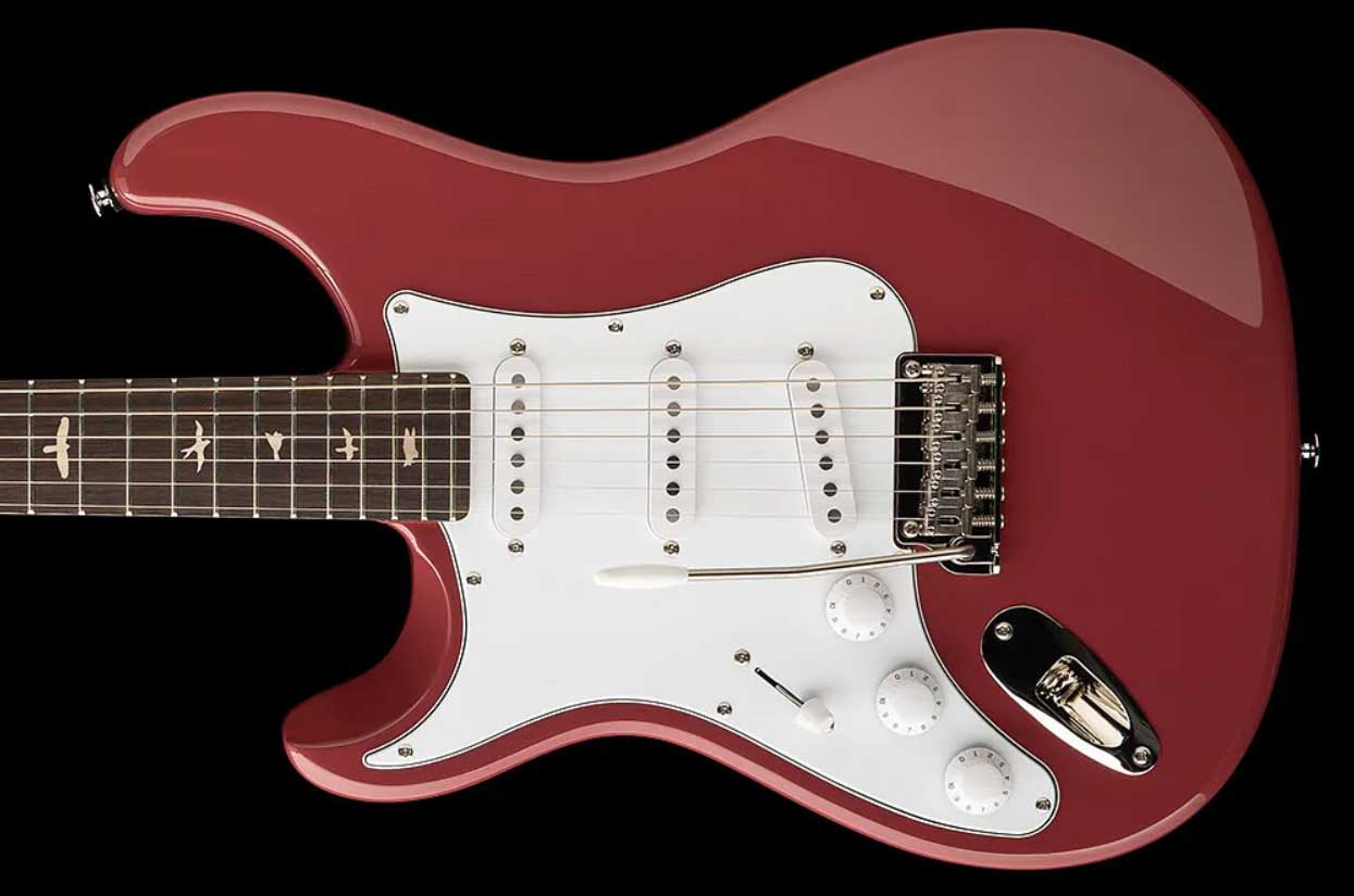 Prs John Mayer Silver Sky Rosewood Lh Se Signature Gaucher 3s Trem Rw - Derby Red - Guitarra eléctrica con forma de str. - Variation 1