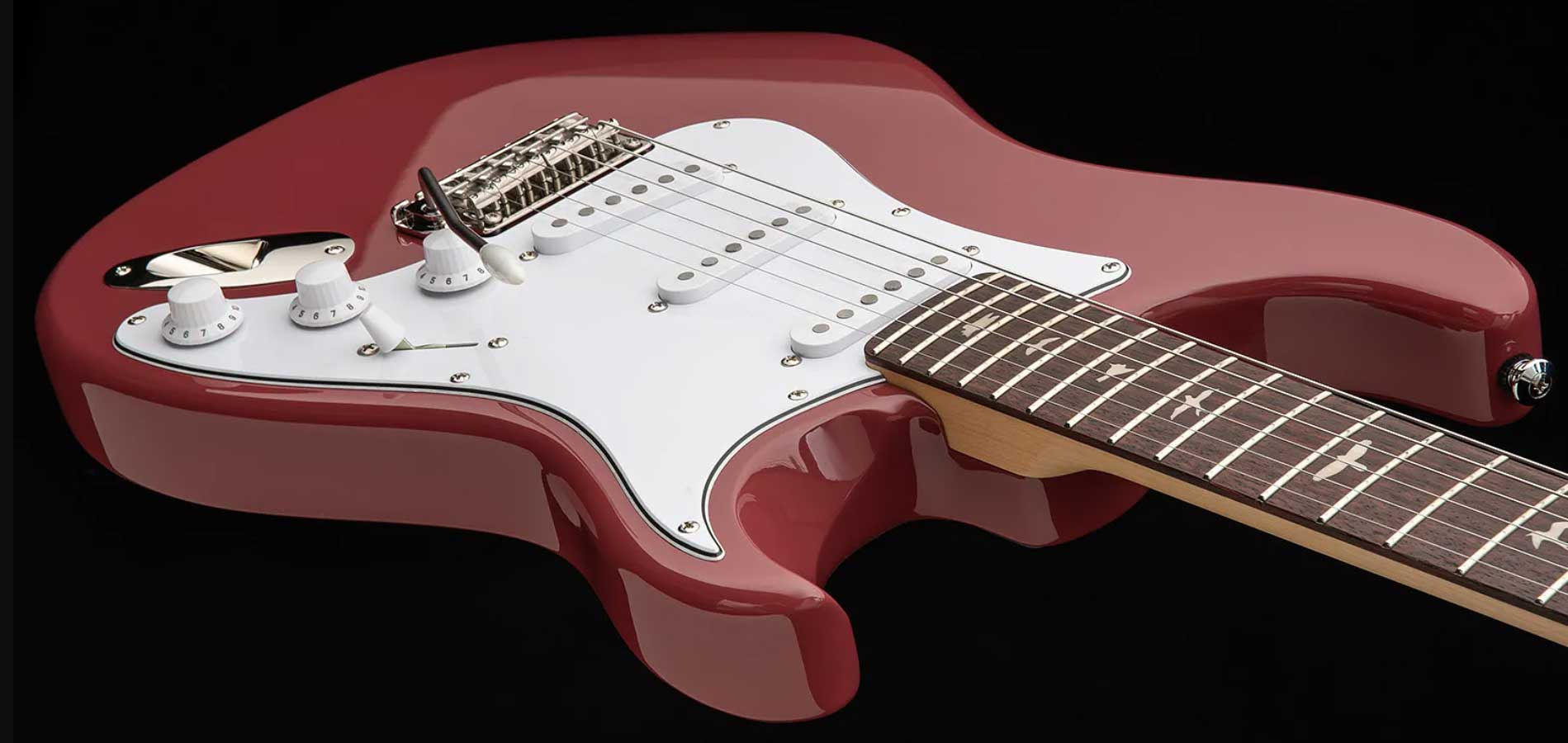 Prs John Mayer Silver Sky Rosewood Se Signature 3s Trem Rw - Derby Red - Guitarra eléctrica con forma de str. - Variation 1