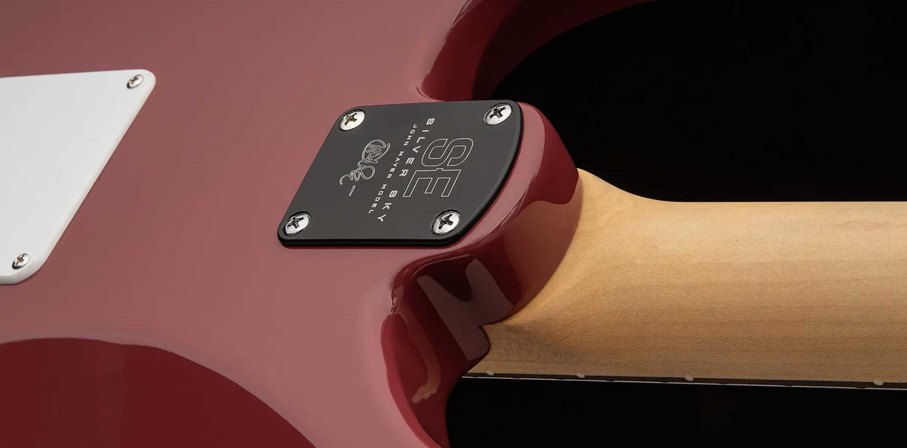 Prs John Mayer Silver Sky Rosewood Se Signature 3s Trem Rw - Derby Red - Guitarra eléctrica con forma de str. - Variation 2