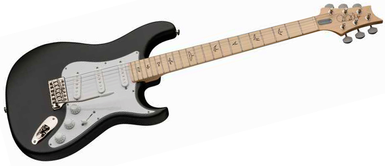 Prs John Mayer Silver Sky Usa Signature 3s Trem Mn - Faded Black Tee Satin - Guitarra eléctrica con forma de str. - Variation 1