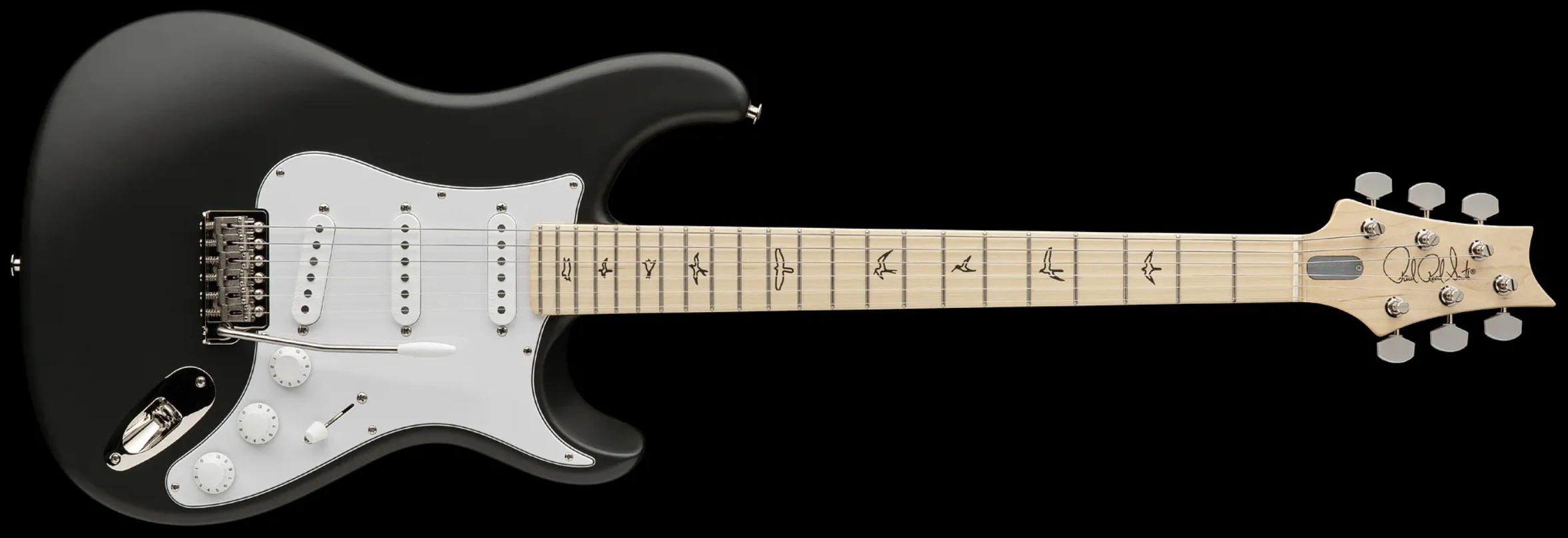 Prs John Mayer Silver Sky Usa Signature 3s Trem Mn - Faded Black Tee Satin - Guitarra eléctrica con forma de str. - Variation 3