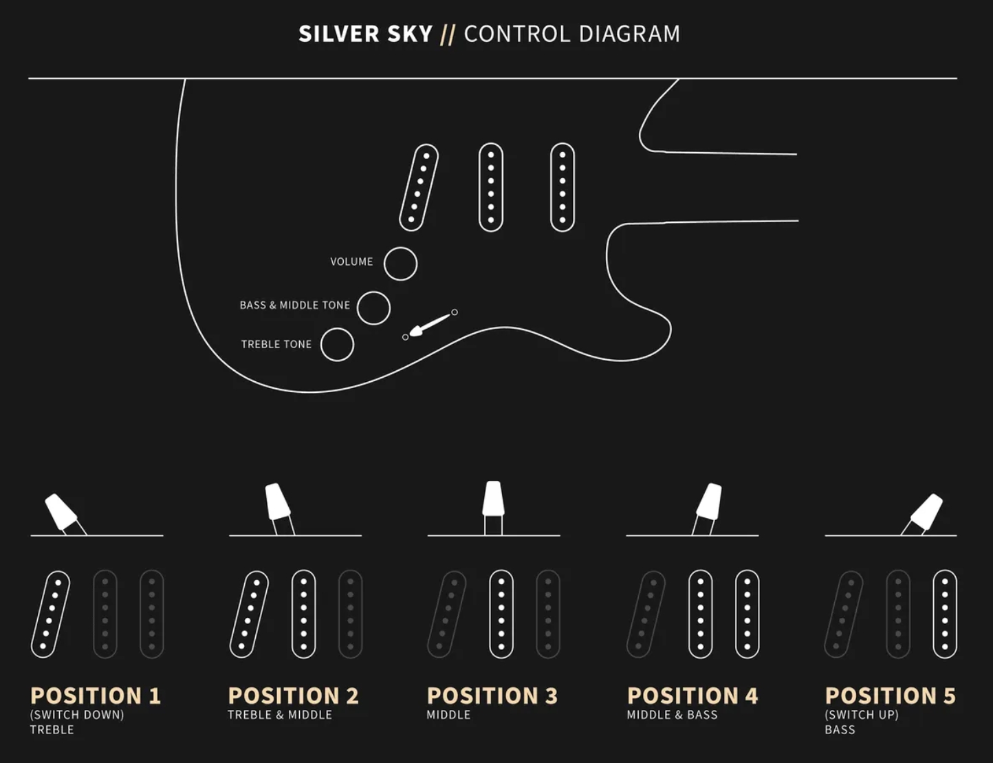 Prs John Mayer Silver Sky Usa Signature 3s Trem Mn - Faded Black Tee Satin - Guitarra eléctrica con forma de str. - Variation 6