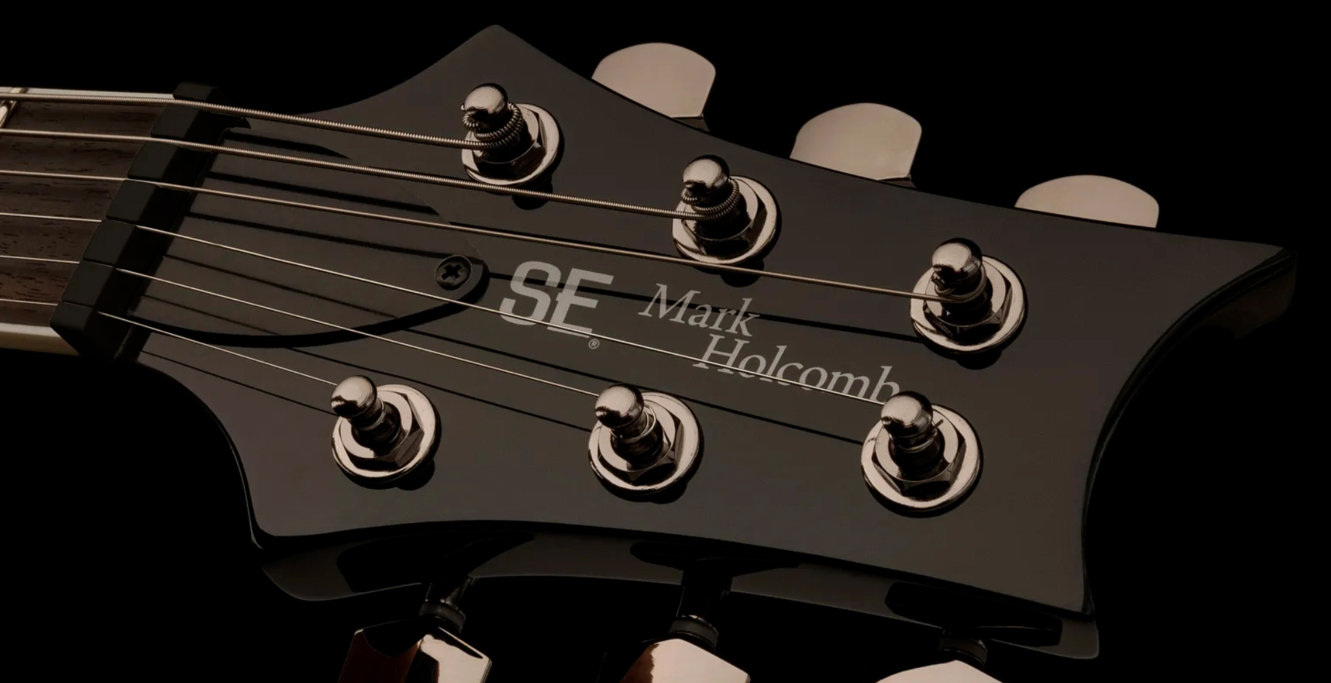 Prs Mark Holcomb Se Signature 2h Seymour Duncan Ht Eb - Holcomb Blue Burst - Guitarra electrica metalica - Variation 6