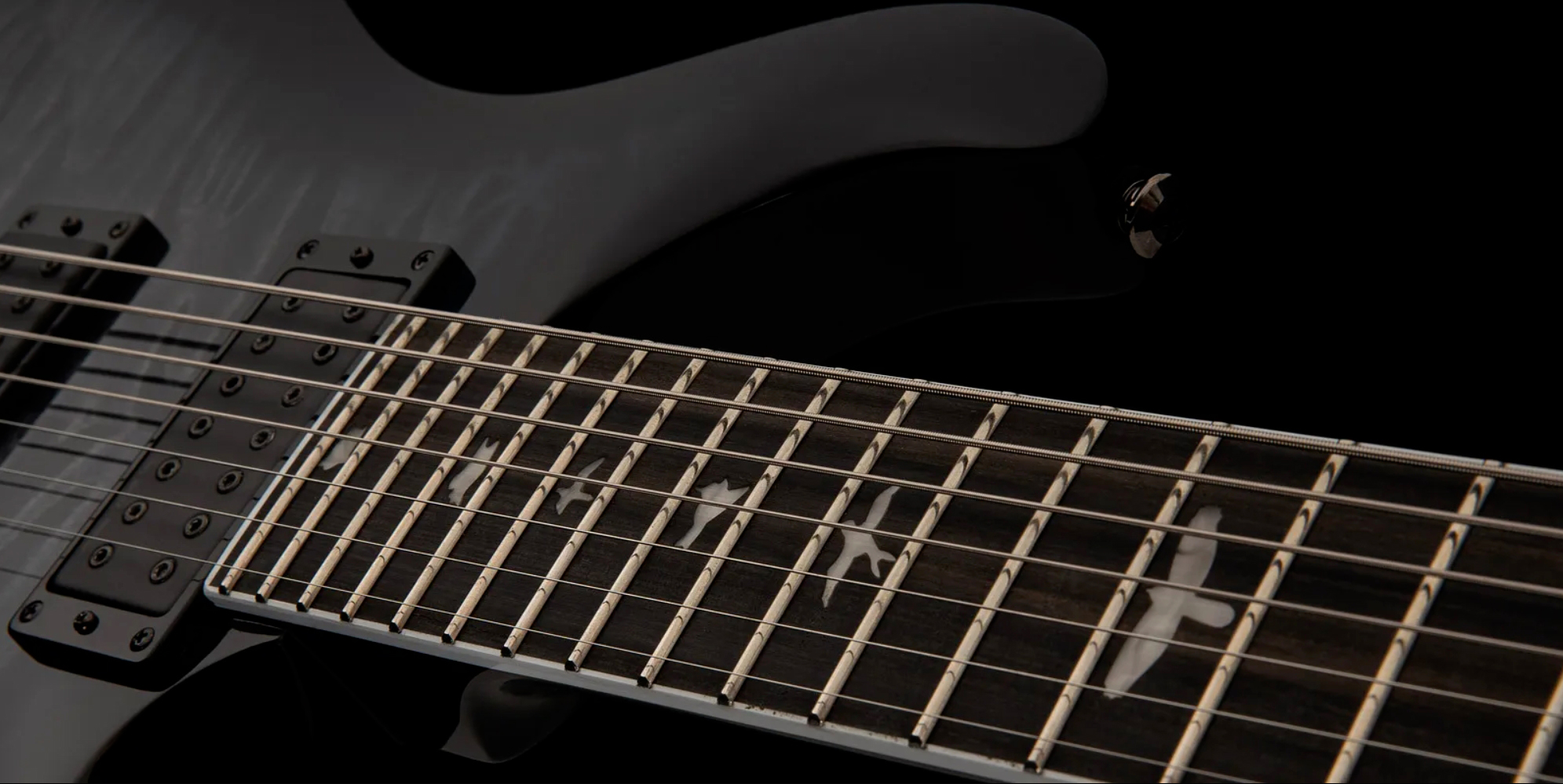 Prs Mark Holcomb Svn Se Signature 7c Baryton 2hseymour Duncan  Ht Eb - Holcomb Blue Burst - Guitarra eléctrica barítono - Variation 3