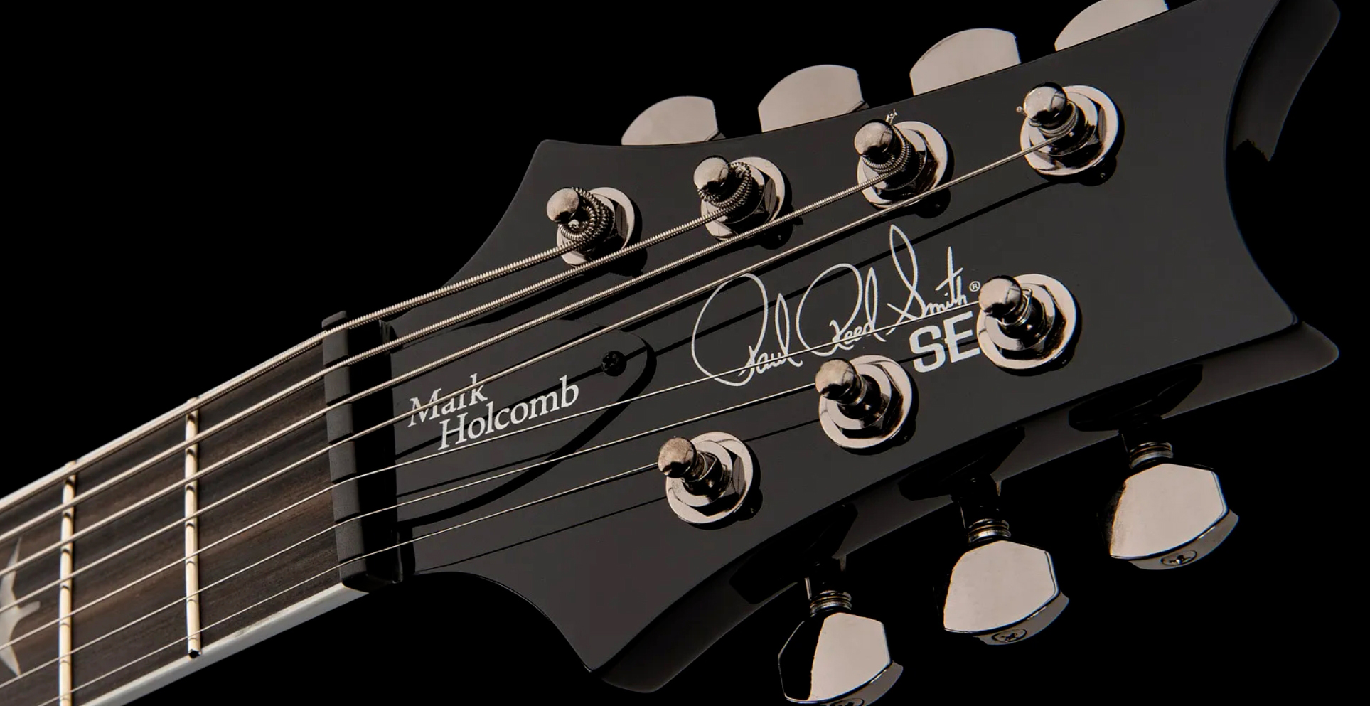 Prs Mark Holcomb Svn Se Signature 7c Baryton 2hseymour Duncan  Ht Eb - Holcomb Blue Burst - Guitarra eléctrica barítono - Variation 4