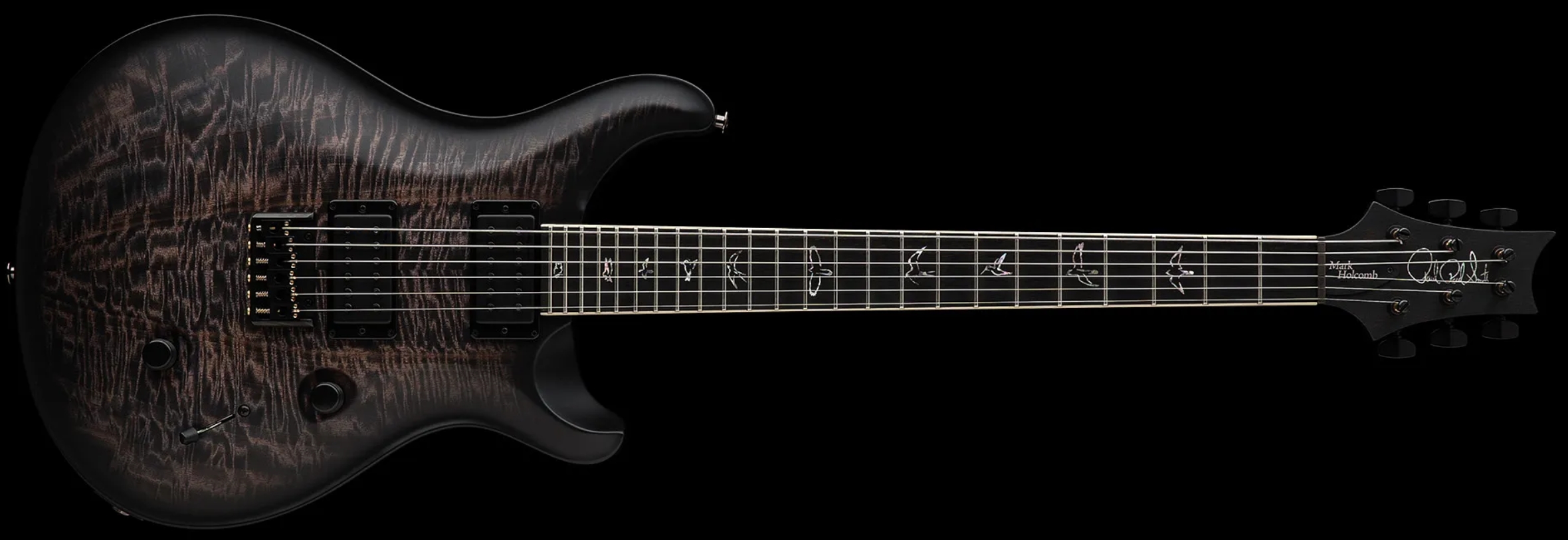 Prs Mark Holcomb Usa Signature 2h Seymour Duncan Ht Eb - Purple Mist Wraparound Burst - Guitarra eléctrica de doble corte - Variation 1