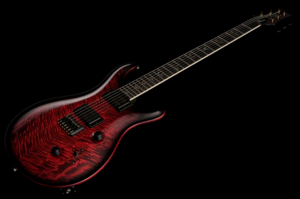 Prs Mark Holcomb Usa Signature 2h Seymour Duncan Ht Eb - Fire Smokeburst - Guitarra eléctrica de doble corte - Variation 2