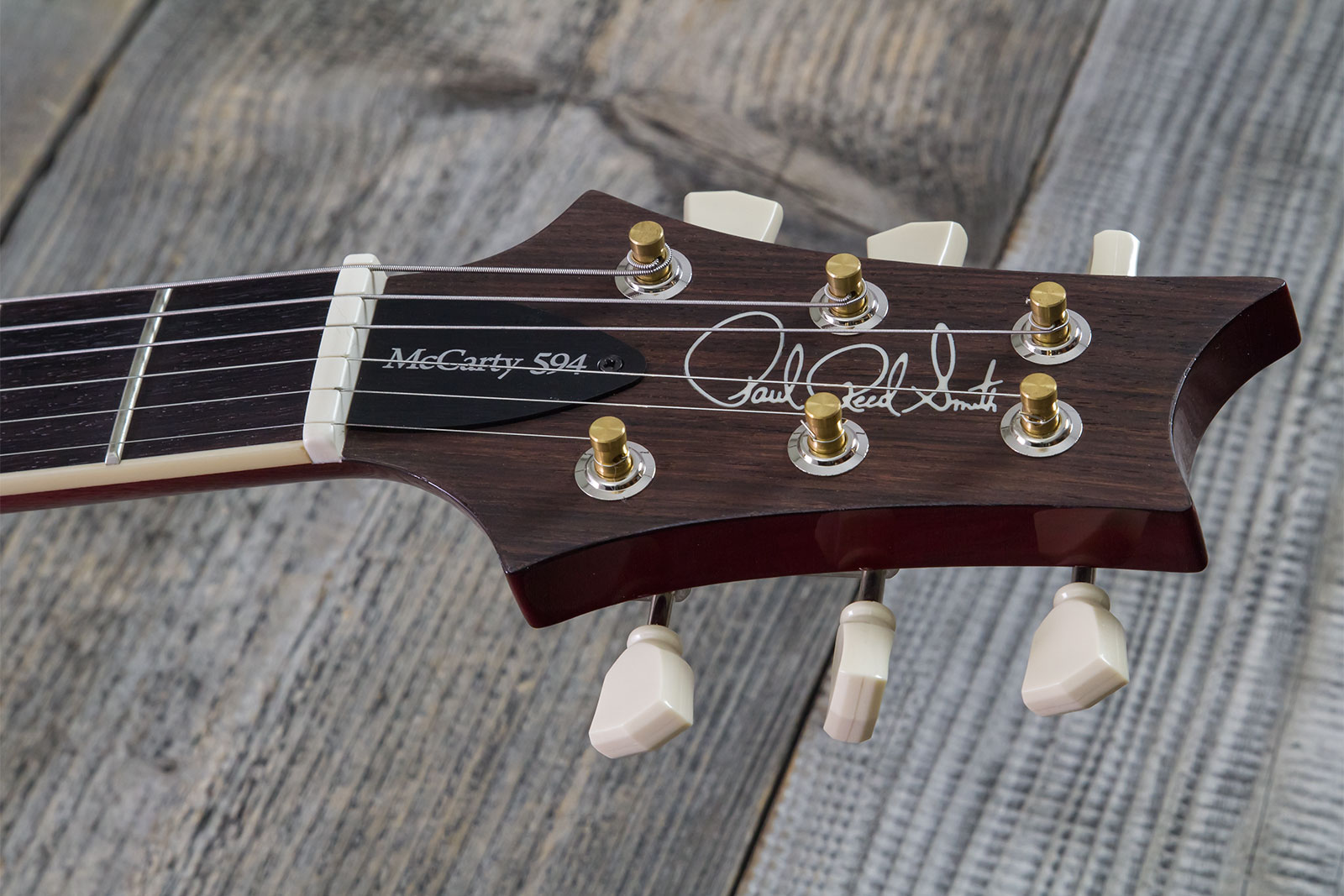 Prs Mccarty 594 Hand-signed Usa 2h Ht Rw #0362902 - Fire Red Burst - Guitarra eléctrica de doble corte - Variation 6