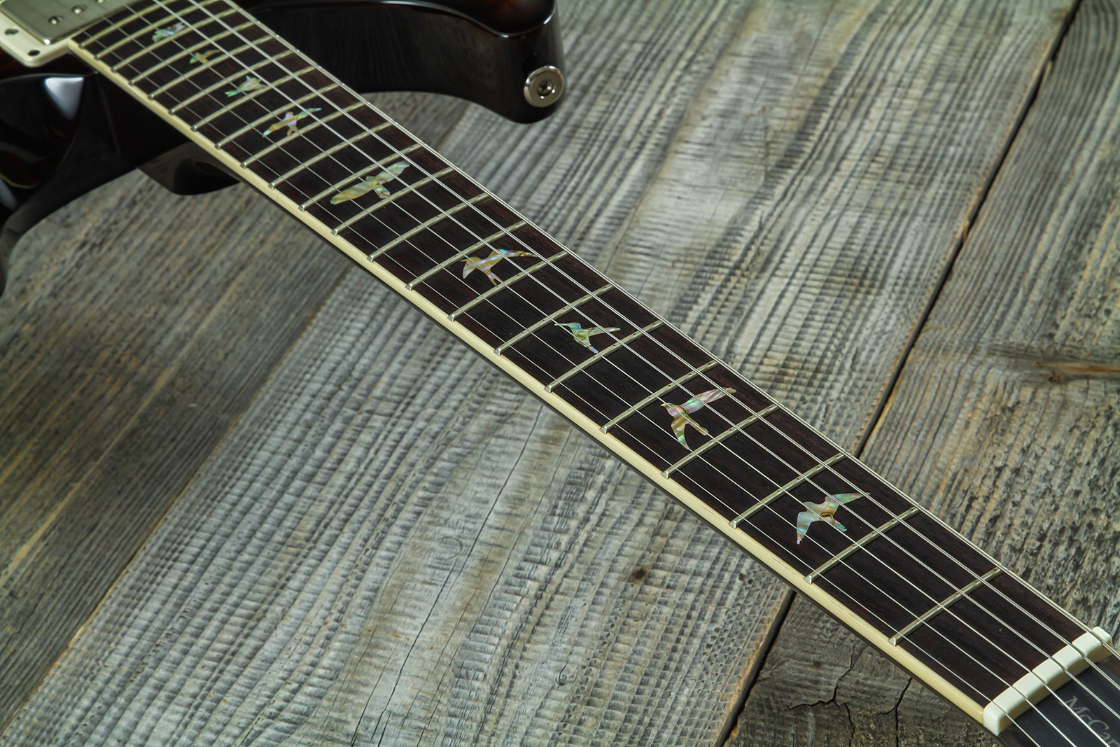 Prs Mccarty 594 Hand-signed Usa 2h Ht Rw #0377741 - Black Gold Wraparound Burst - Guitarra eléctrica de doble corte - Variation 5