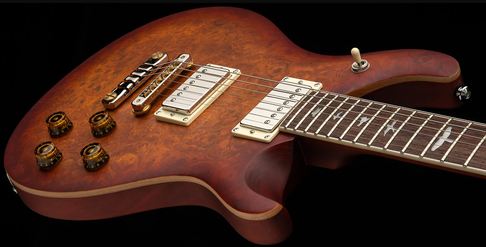Prs Mccarty 594 Laurel Burl Se Exotic Veneer Trem 2h Rw - Vintage Sunburst - Guitarra eléctrica de corte único. - Variation 2