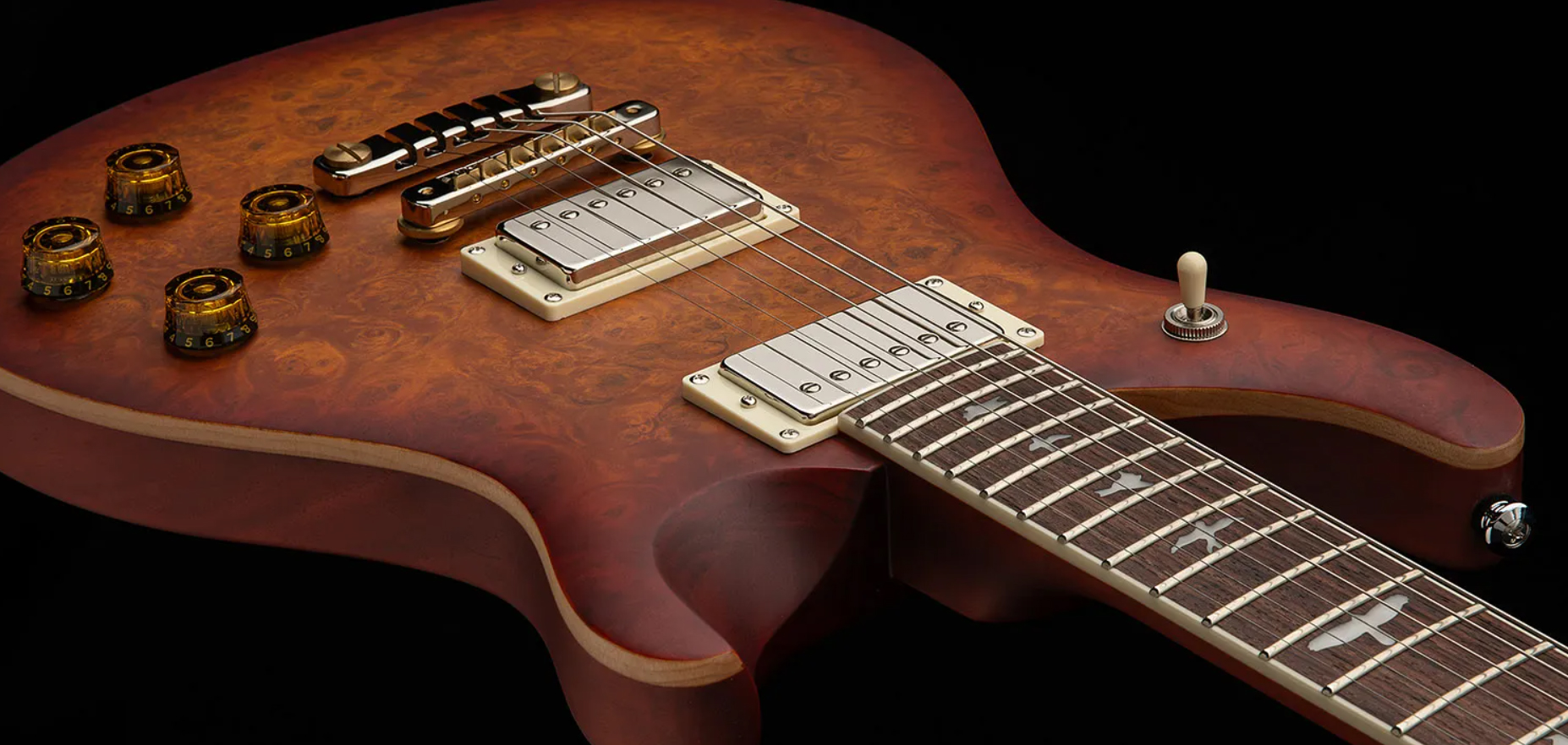 Prs Mccarty 594 Laurel Burl Se Exotic Veneer Trem 2h Rw - Vintage Sunburst - Guitarra eléctrica de corte único. - Variation 3