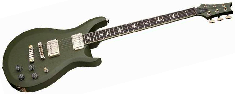 Prs Mccarty 594 Thinline S2 Usa 2h 58/15lt Ht Rw - Matcha Green Satin - Guitarra eléctrica de doble corte - Variation 1