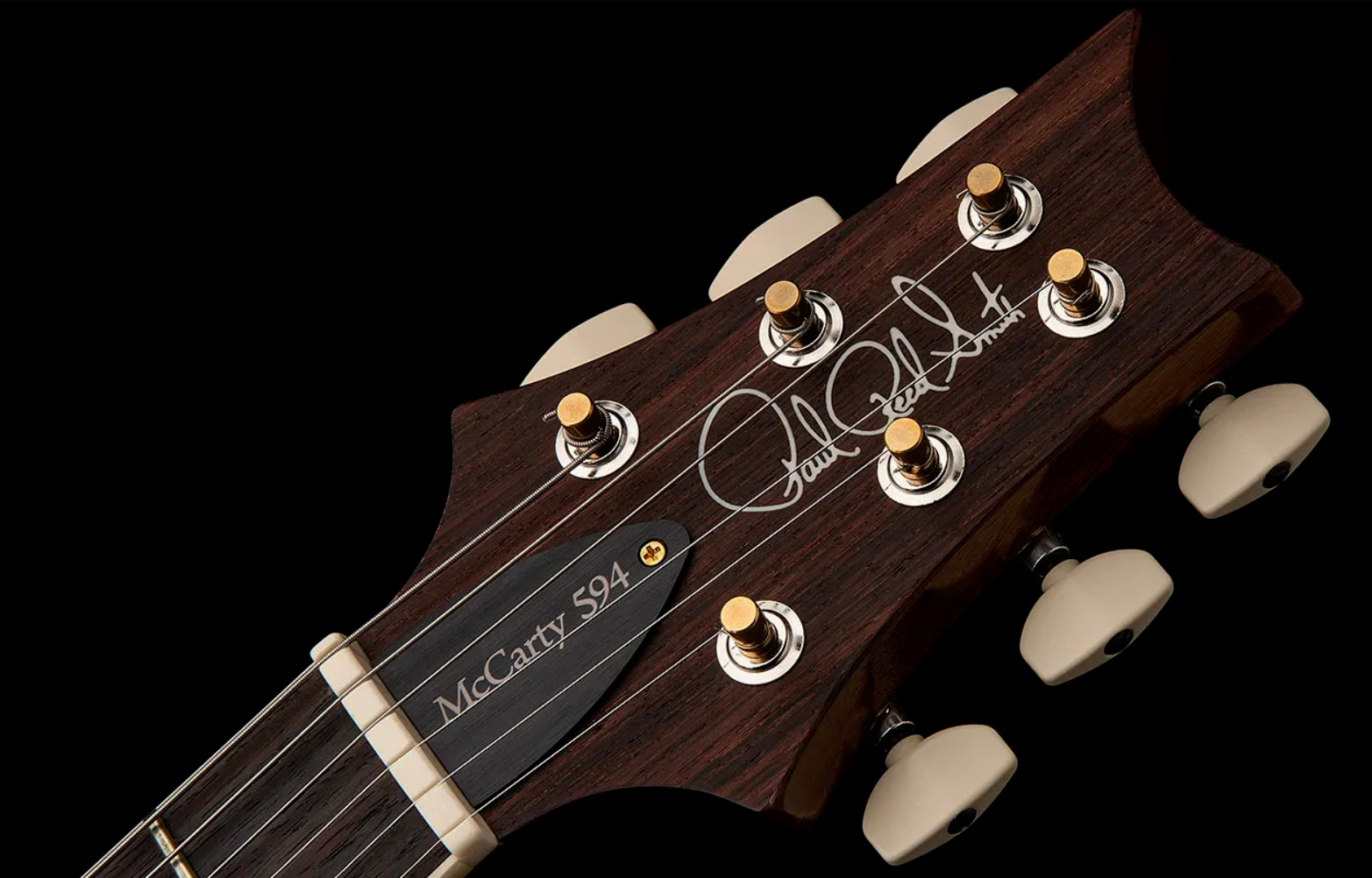 Prs Mccarty 594 Usa 2h Ht Rw - Gold Top Natural Back - Guitarra eléctrica de doble corte - Variation 2