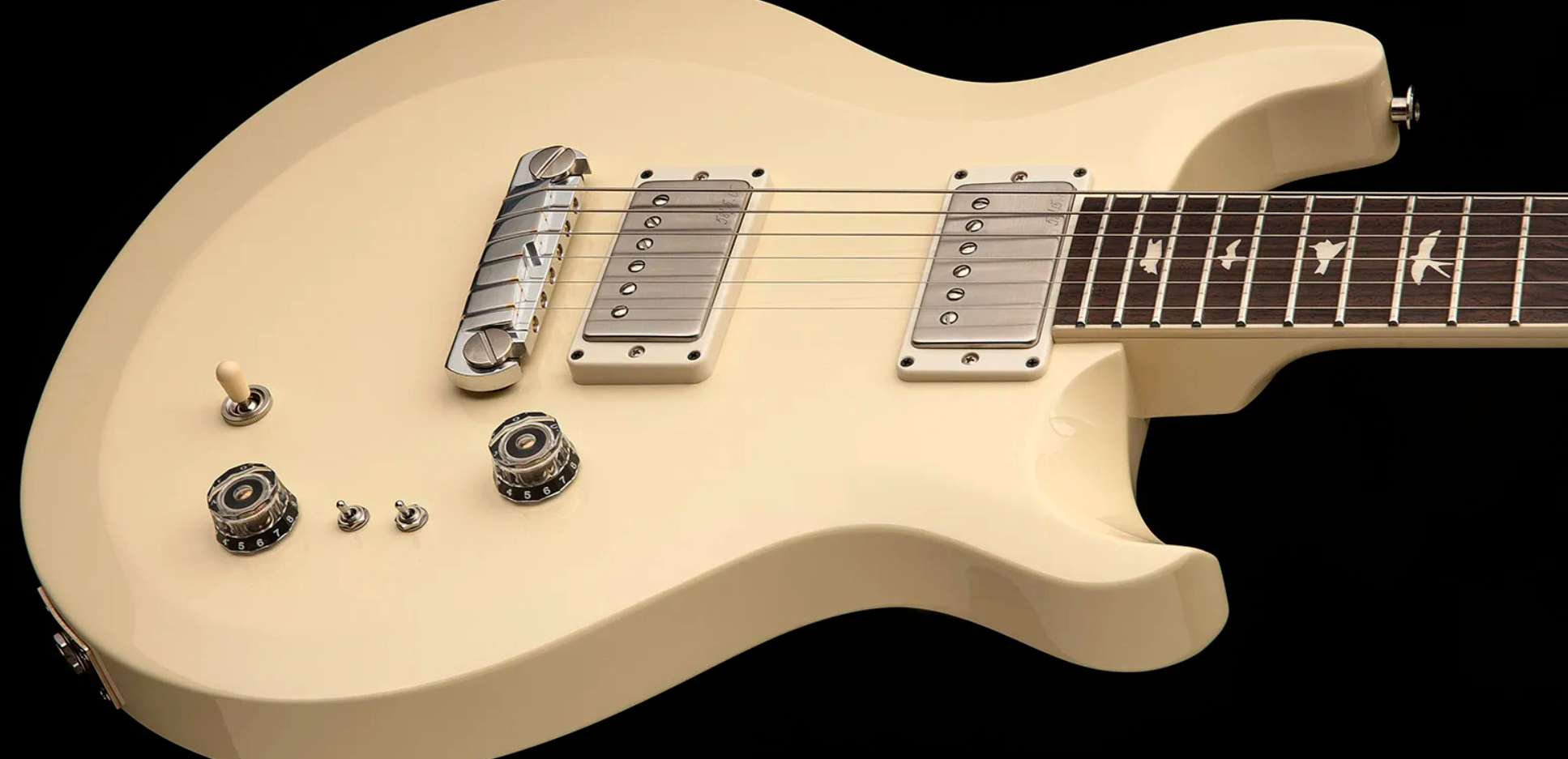 Prs Mira 594 S2 Usa 2h Ht Rw - Antique White - Guitarra eléctrica de doble corte - Variation 2