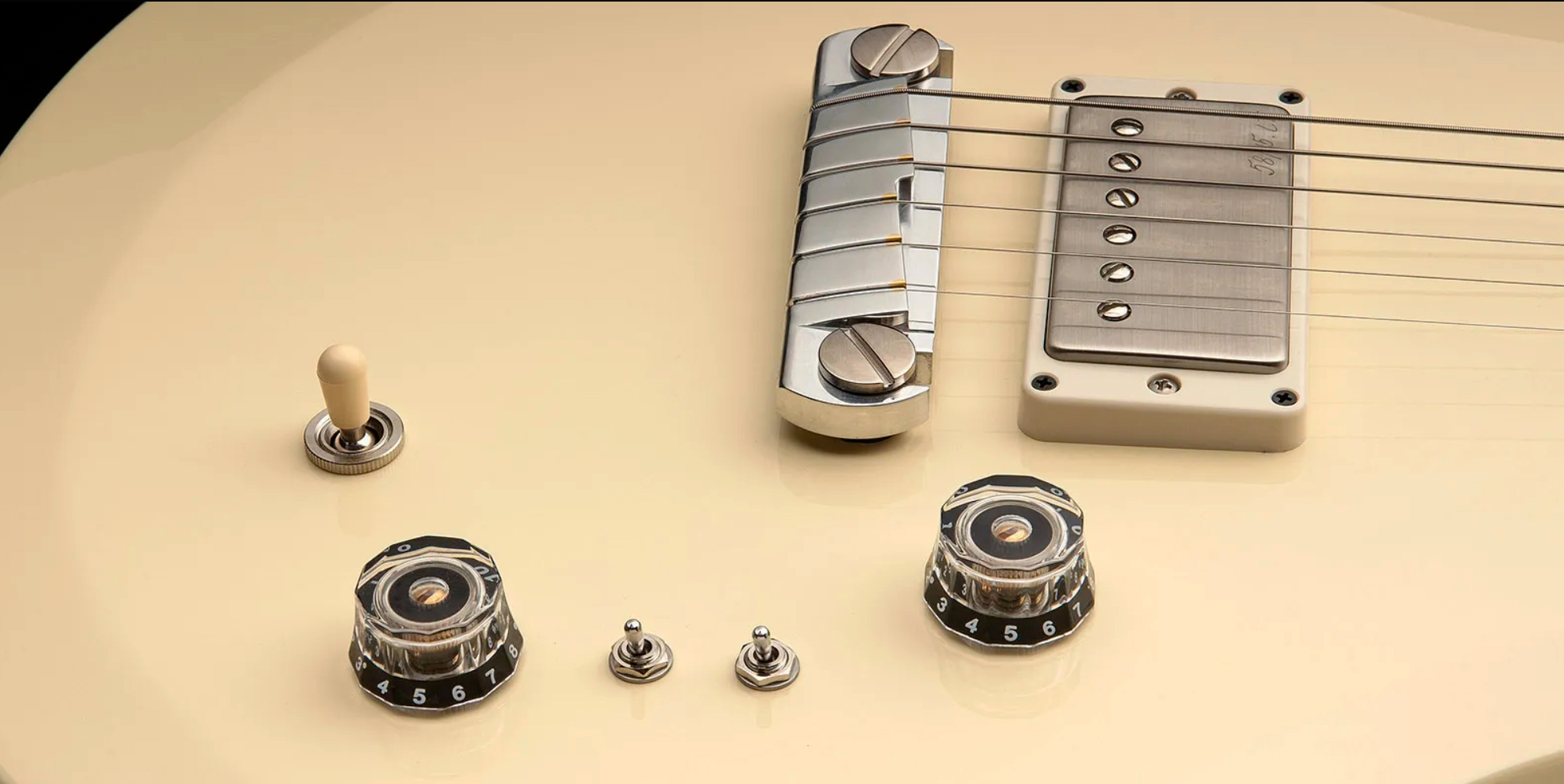 Prs Mira 594 S2 Usa 2h Ht Rw - Antique White - Guitarra eléctrica de doble corte - Variation 3