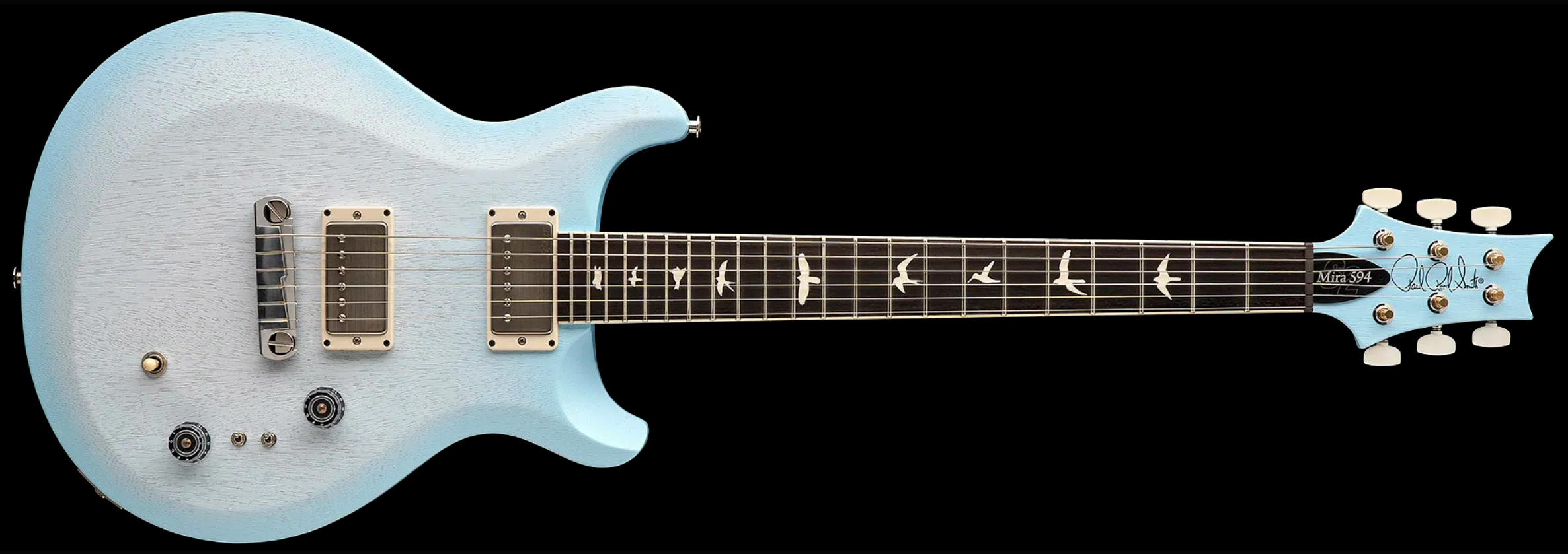 Prs Mira 594 Satin S2 Usa 2h Ht Rw - Cloud Burst - Guitarra eléctrica de doble corte - Variation 3