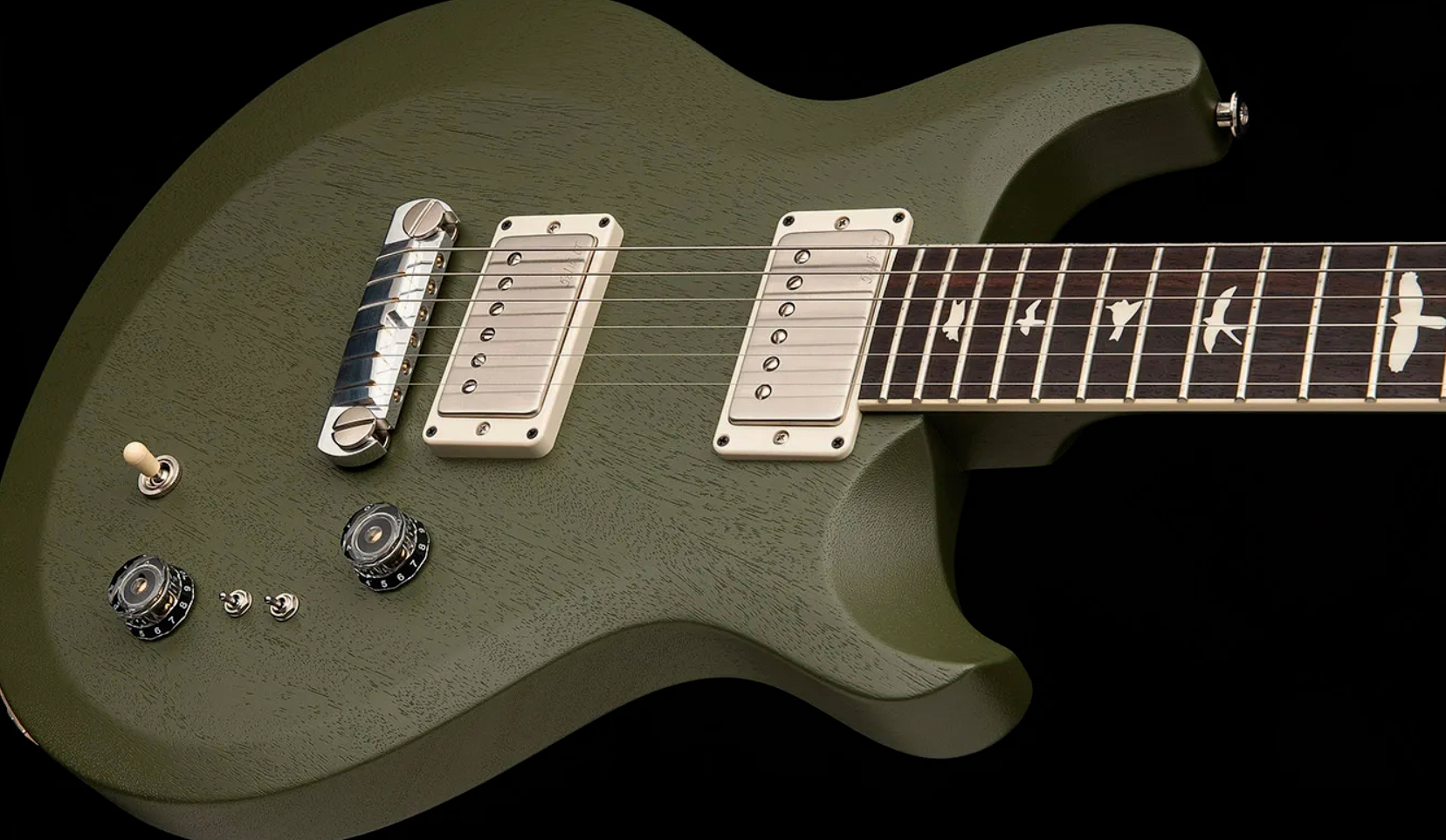 Prs Mira 594 Satin S2 Usa 2h Ht Rw - Matcha Green - Guitarra eléctrica de doble corte - Variation 5