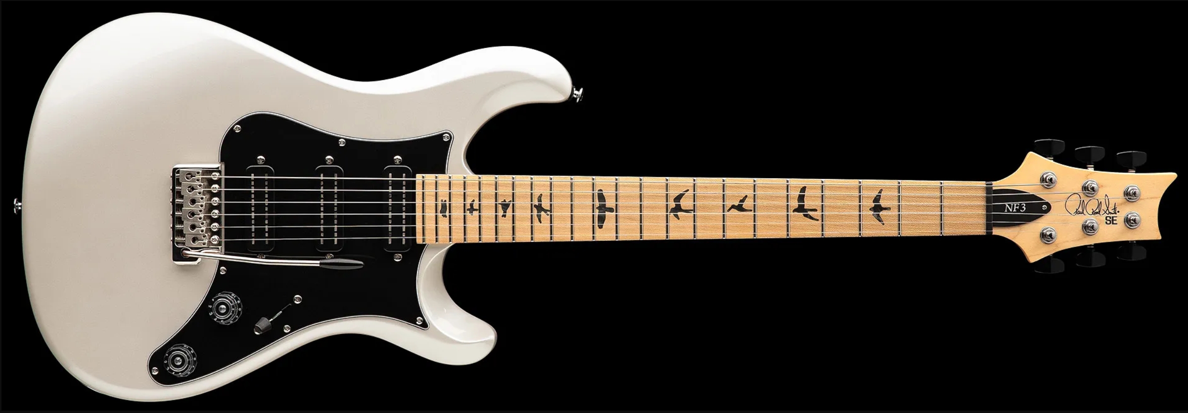 Prs Nf3 Maple Se Bolt-on 3mh Trem Mn - Pearl White - Guitarra eléctrica de doble corte - Variation 2