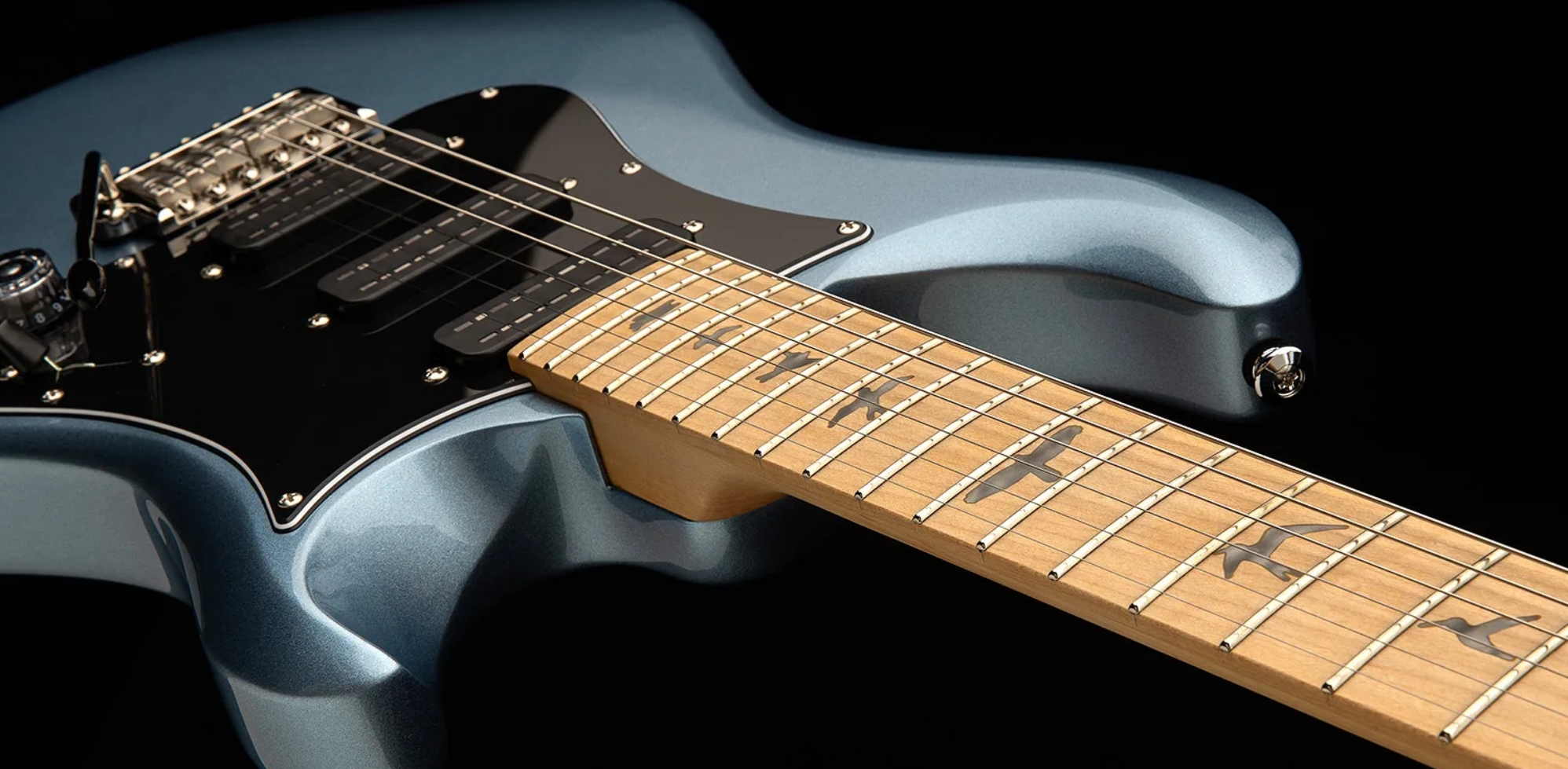 Prs Nf3 Maple Se Bolt-on 3mh Trem Mn - Ice Blue Metallic - Guitarra eléctrica de doble corte - Variation 4