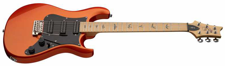 Prs Nf3 Se 3h Mini-humb. Trem Mn - Metallic Orange - Guitarra eléctrica de doble corte - Variation 1