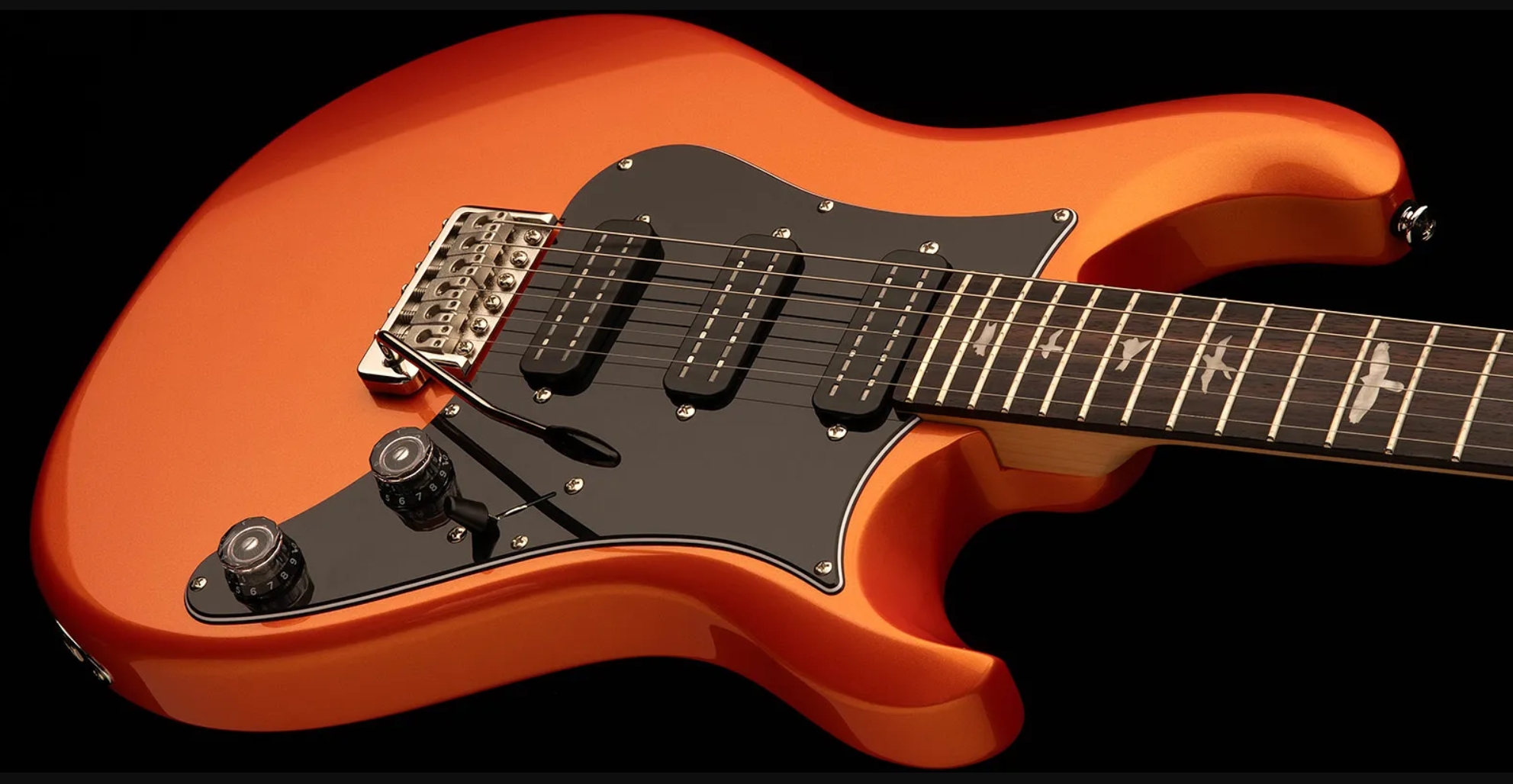 Prs Nf3 Se Bolt-on 3h Trem Rw - Metallic Orange - Guitarra eléctrica de corte único. - Variation 3