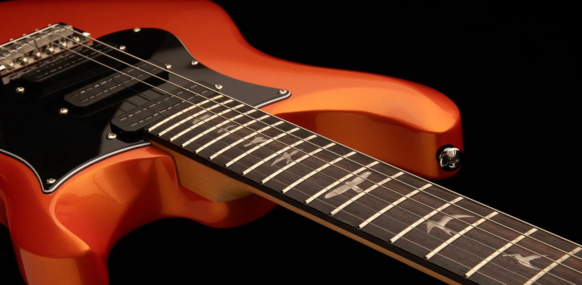 Prs Nf3 Se Bolt-on 3h Trem Rw - Metallic Orange - Guitarra eléctrica de corte único. - Variation 4