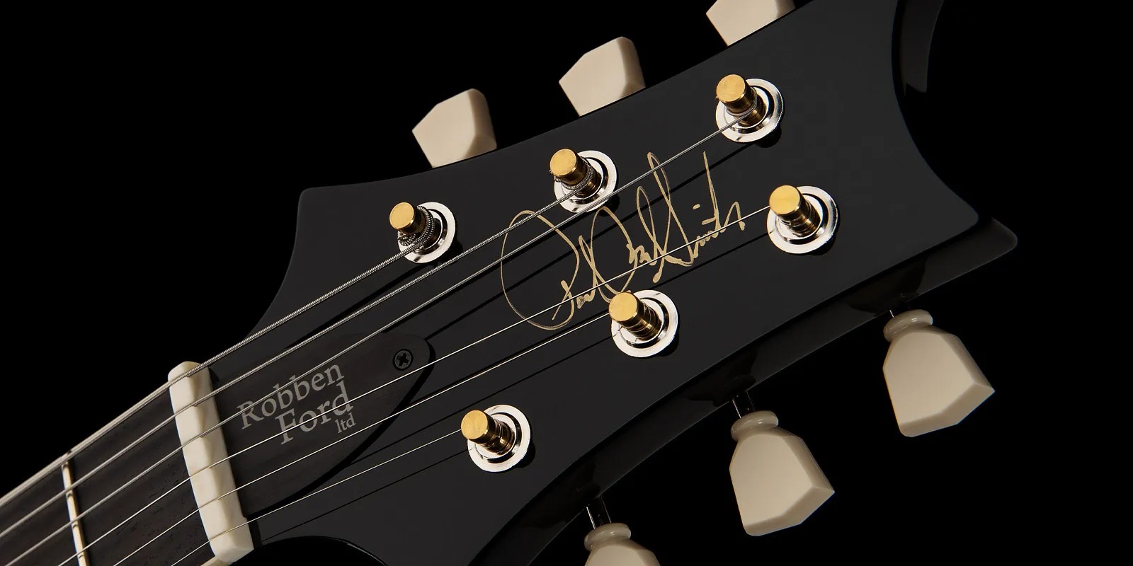 Prs Robben Ford Mccarty Ltd 2h Ht Bla - Black - Guitarra eléctrica de doble corte - Variation 6