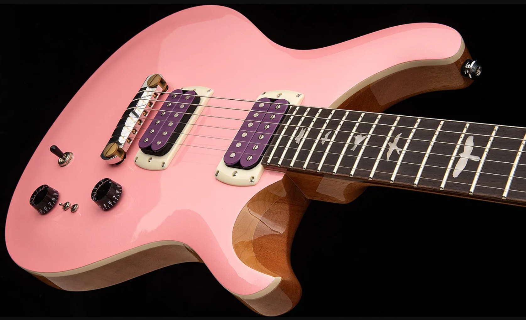 Prs Rock Lady Custom 24-08 Se Ltd 2h Ht Rw - Pearl Pink - Guitarra eléctrica de doble corte - Variation 1