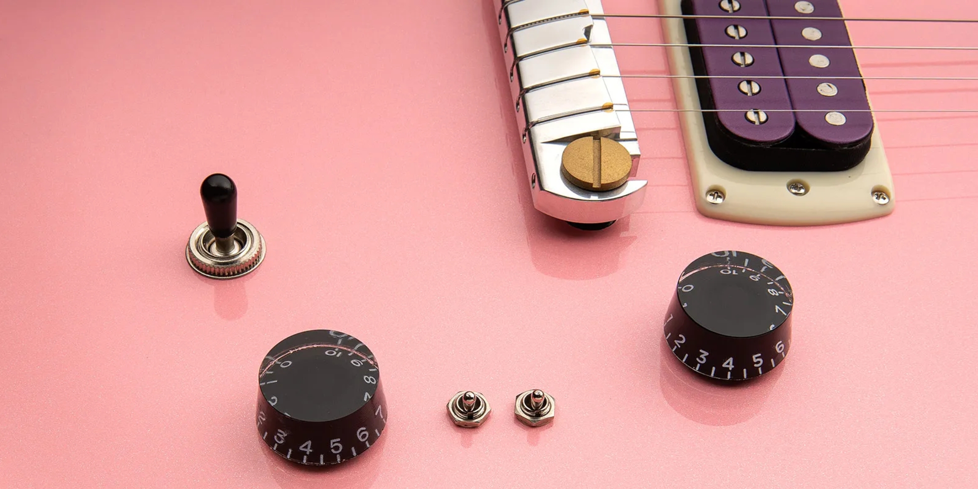 Prs Rock Lady Custom 24-08 Se Ltd 2h Ht Rw - Pearl Pink - Guitarra eléctrica de doble corte - Variation 2