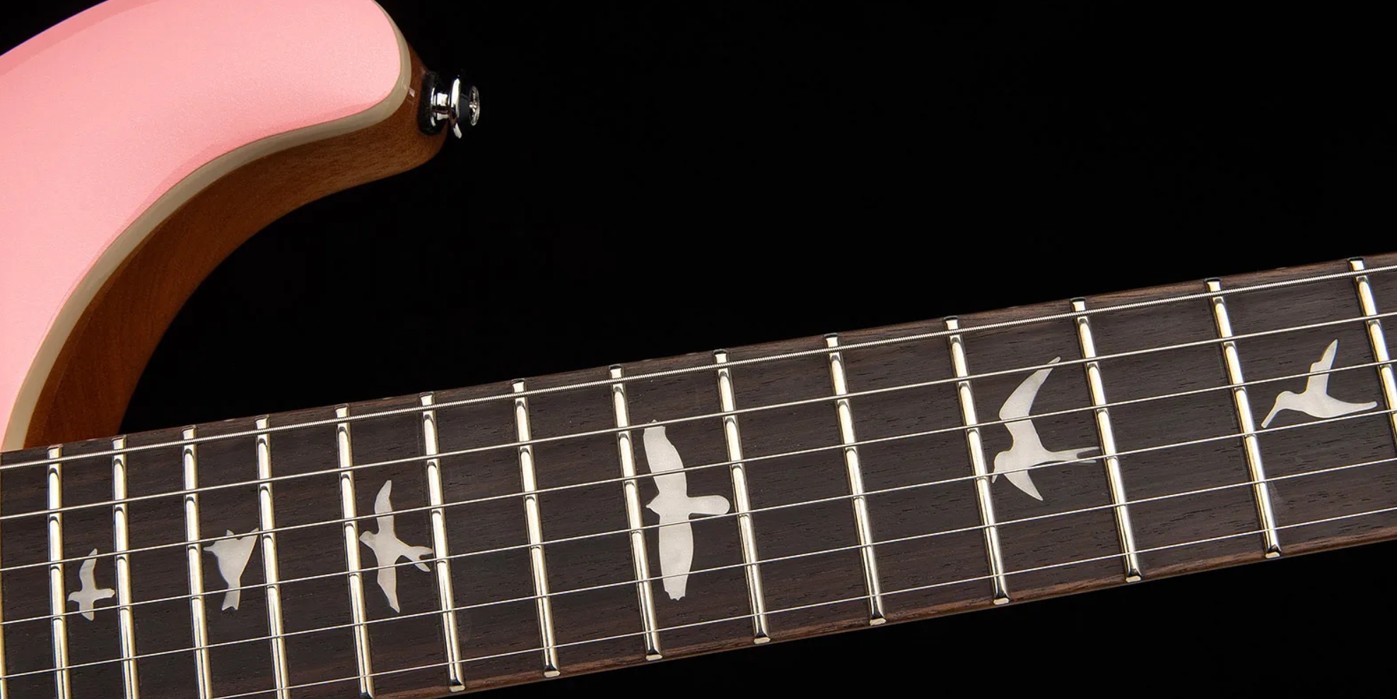 Prs Rock Lady Custom 24-08 Se Ltd 2h Ht Rw - Pearl Pink - Guitarra eléctrica de doble corte - Variation 3
