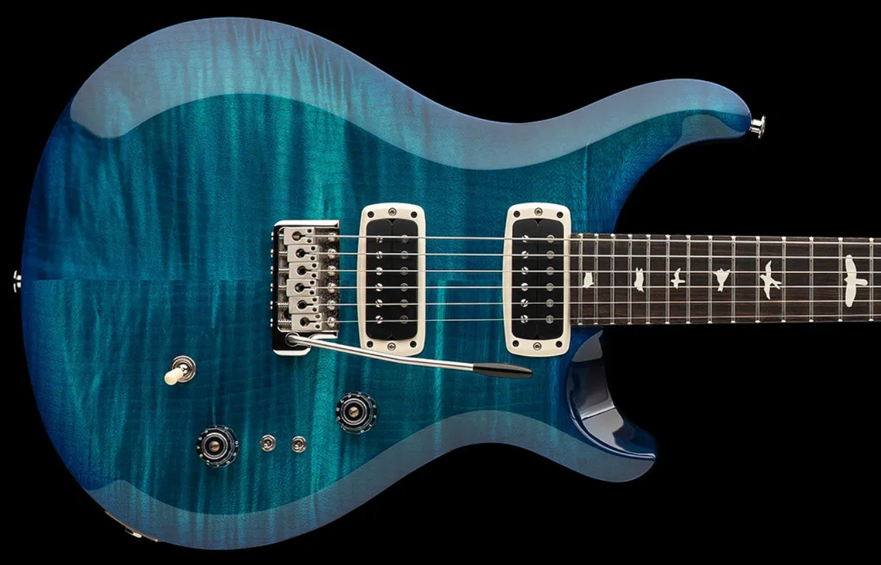 Prs S2 Custom 24-08 Usa 2h Tci Trem Rw - Lake Blue - Guitarra eléctrica de doble corte - Variation 2