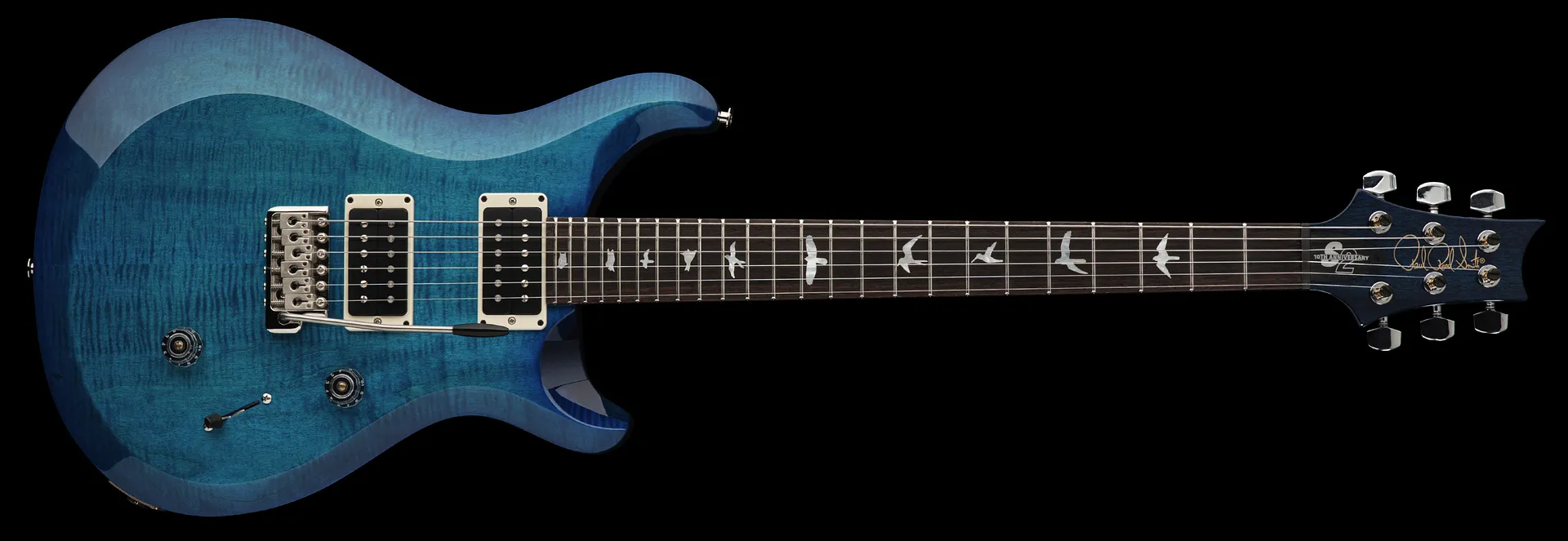 Prs S2 Custom 24 10th Ann. Ltd Usa 2023 2h Trem Rw - Lake Blue - Guitarra eléctrica de doble corte - Variation 2
