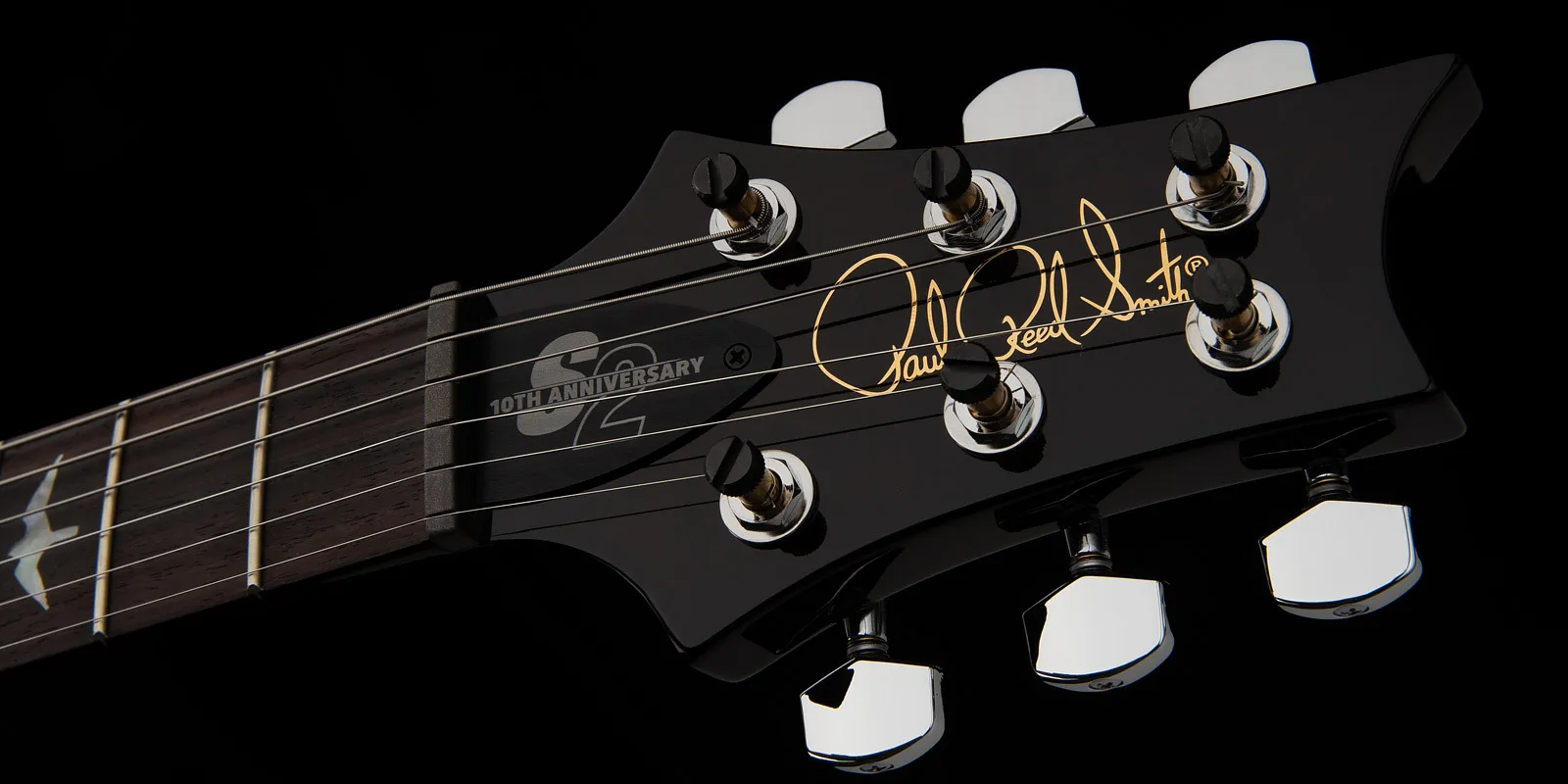 Prs S2 Custom 24 10th Ann. Ltd Usa 2023 2h Trem Rw - Black Amber - Guitarra eléctrica de doble corte - Variation 6