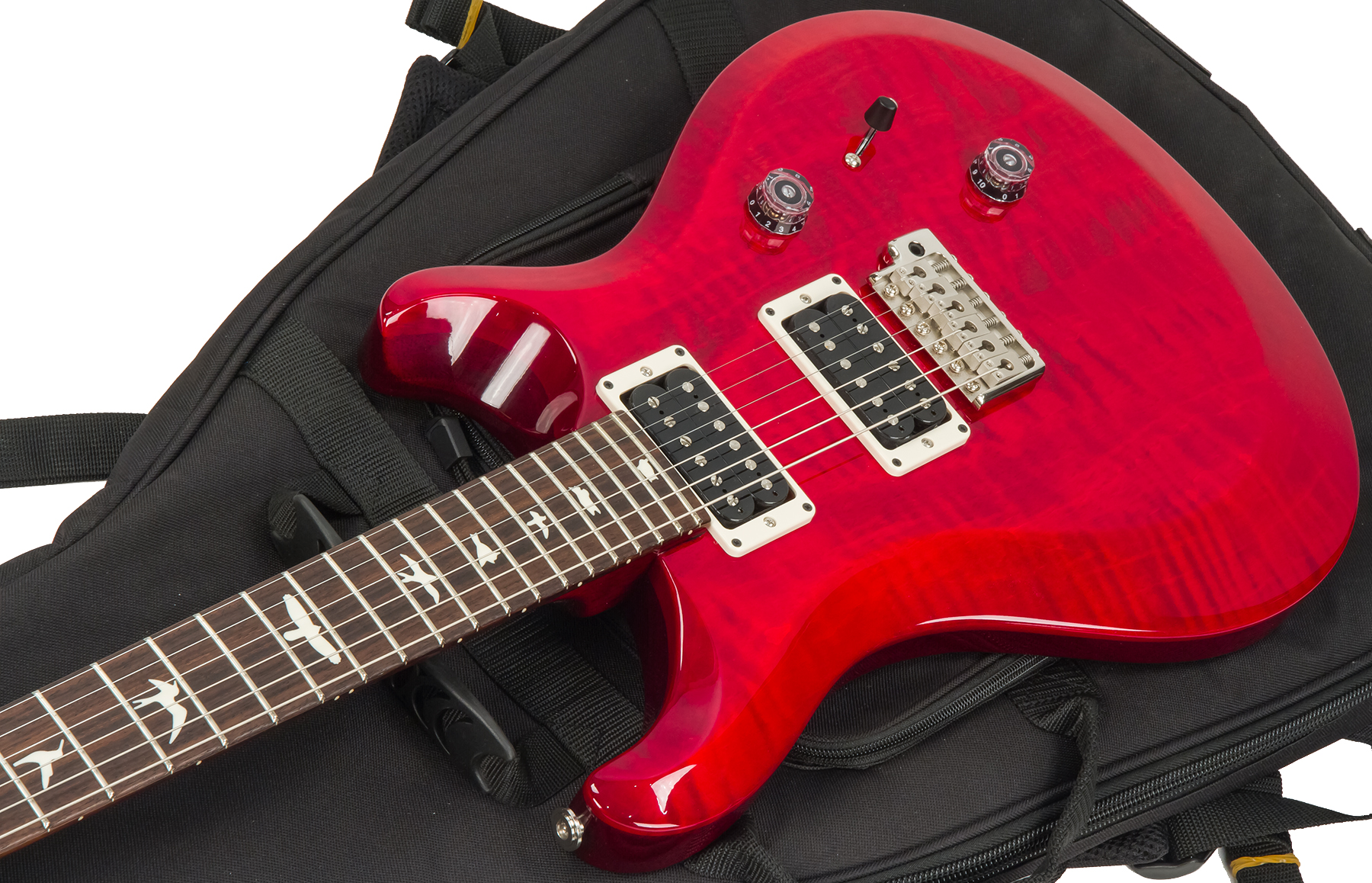 Prs S2 Custom 24 Usa Hh Trem Rw - Scarlet Red - Guitarra eléctrica de doble corte - Variation 2