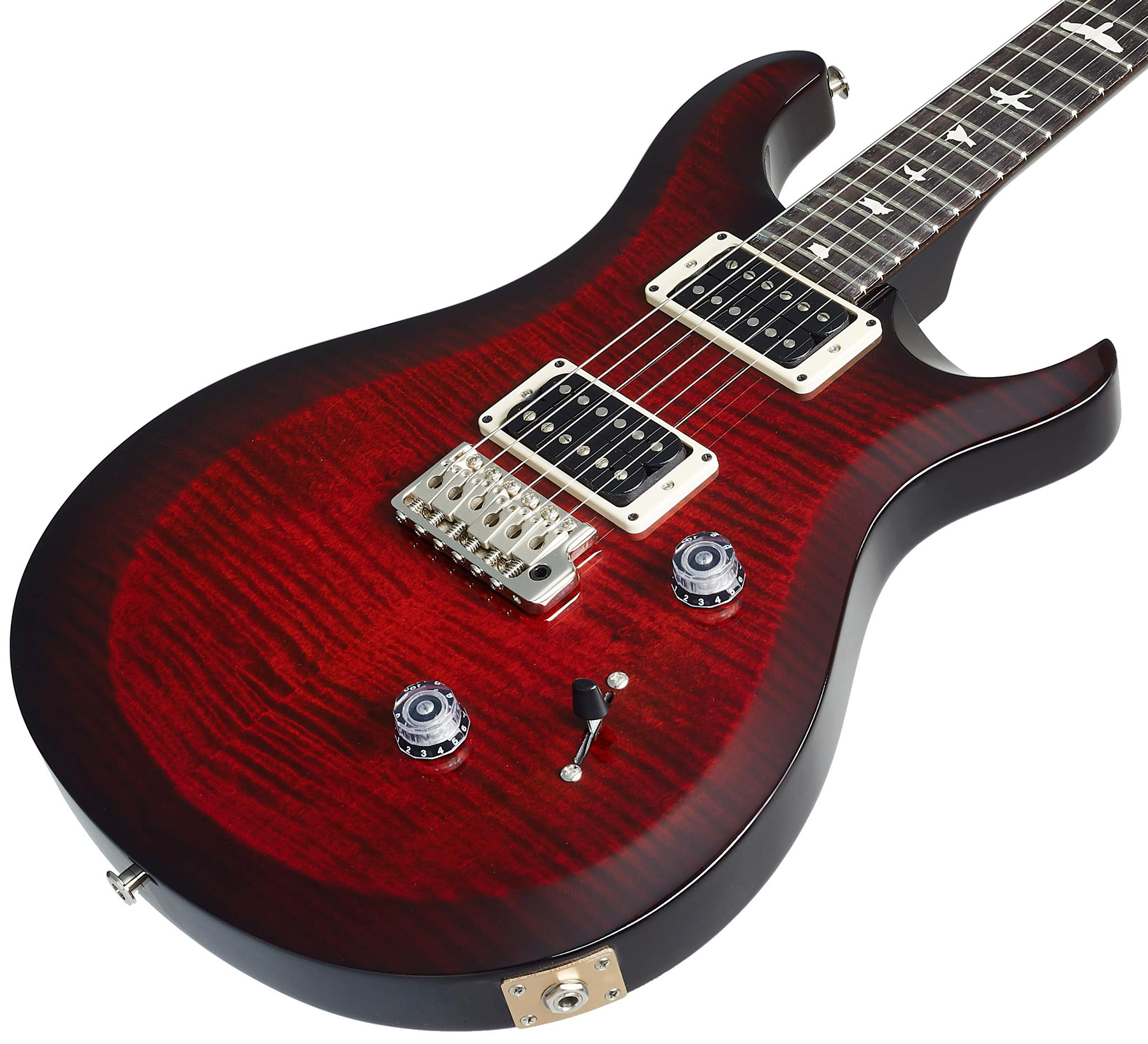 Prs S2 Custom 24 Usa Hh Trem Rw - Fire Red Burst - Guitarra eléctrica de doble corte - Variation 2