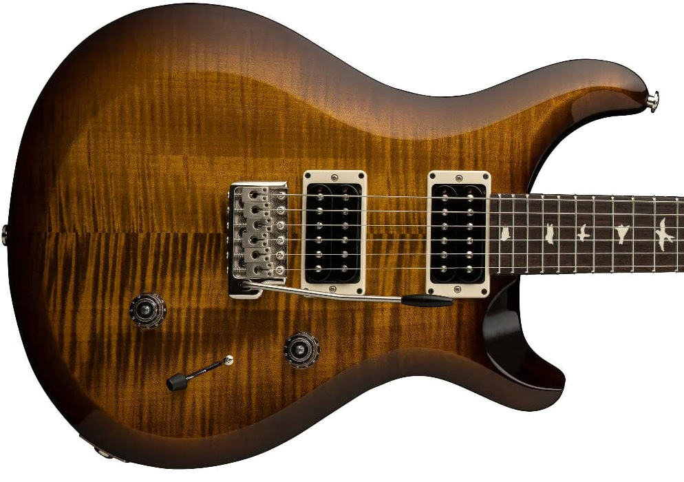 Prs S2 Custom 24 Usa 2h Trem Rw - Black Amber - Guitarra eléctrica de doble corte - Variation 2