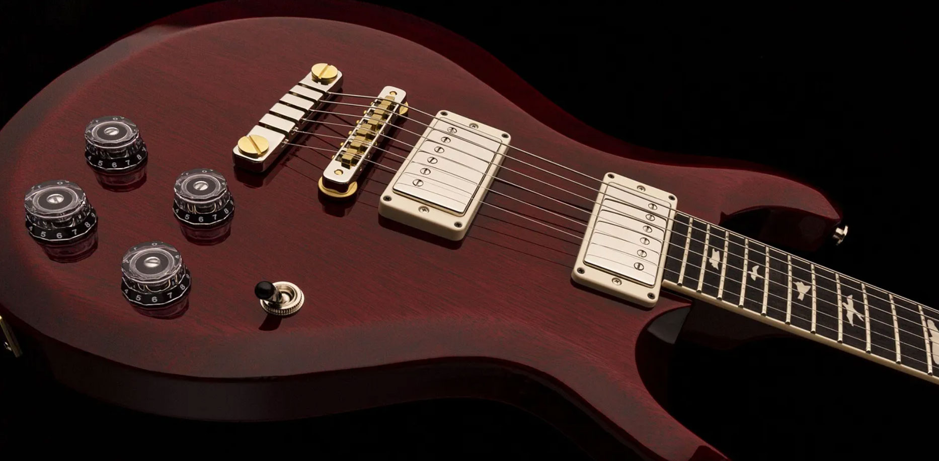 Prs S2 Mccarty 594 Thinline Hh Rw - Vintage Cherry - Guitarra eléctrica de doble corte - Variation 1